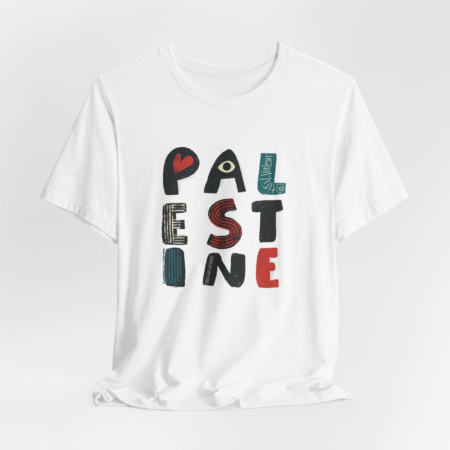 Artist Tiril Valeur For Palestine | 100% Of Profits Donated | Palestine | Short Sleeve Tee