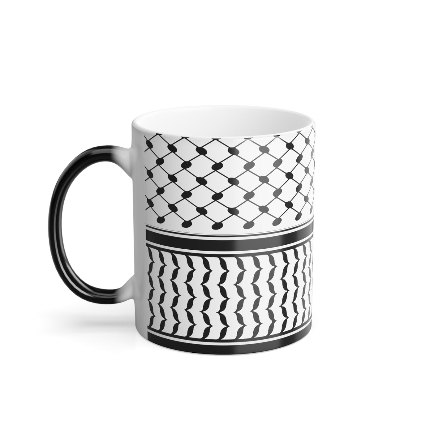 Palestine Keffiyeh | Color Changing Mug in 11oz