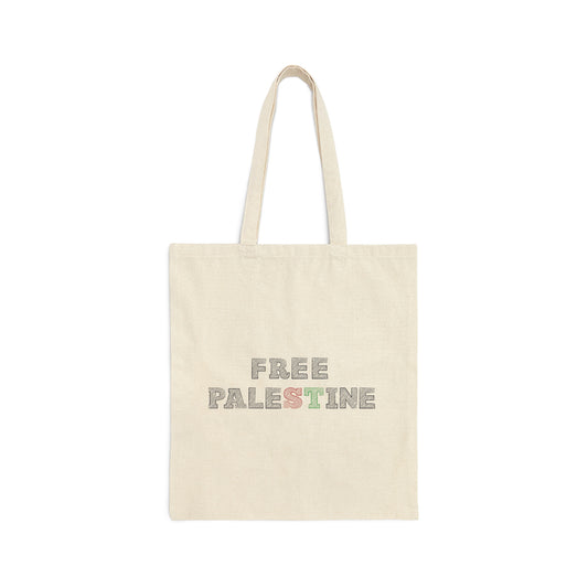 Free Palestine Design | Canvas Tote Bag