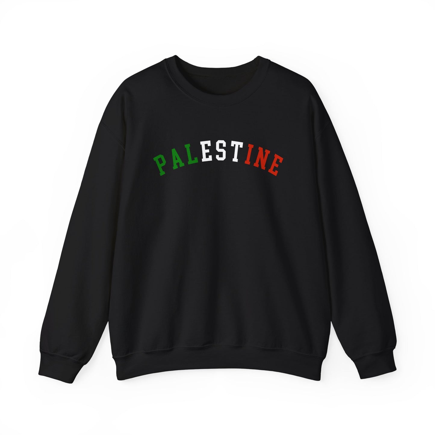 Adult | Palestine | Varsity Letters | Crewneck Sweatshirt