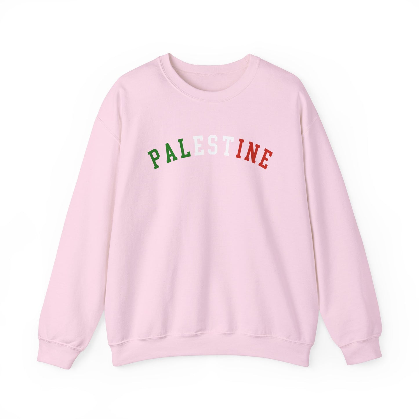 Adult | Palestine | Varsity Letters | Crewneck Sweatshirt