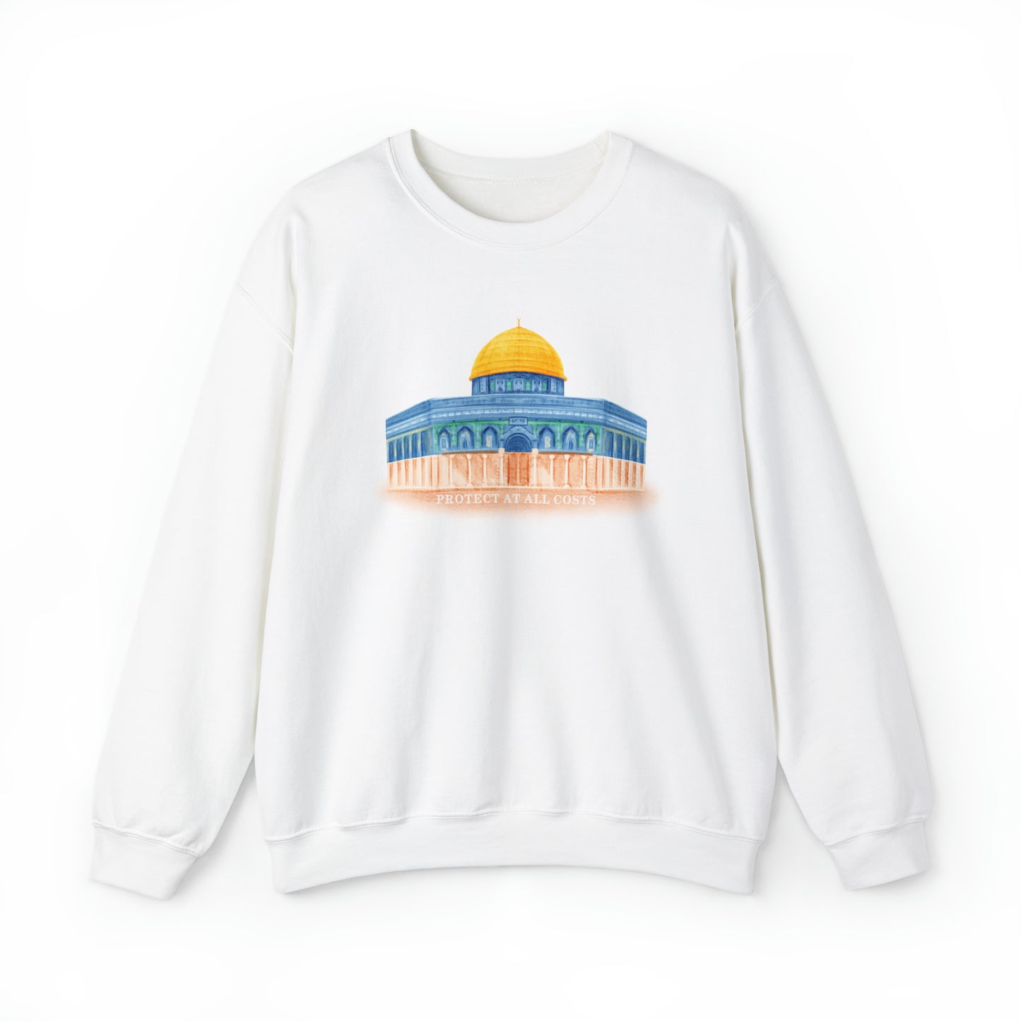 Adult | Dome Of The Rock | Protect At All Costs | Crewneck Sweatshirt
