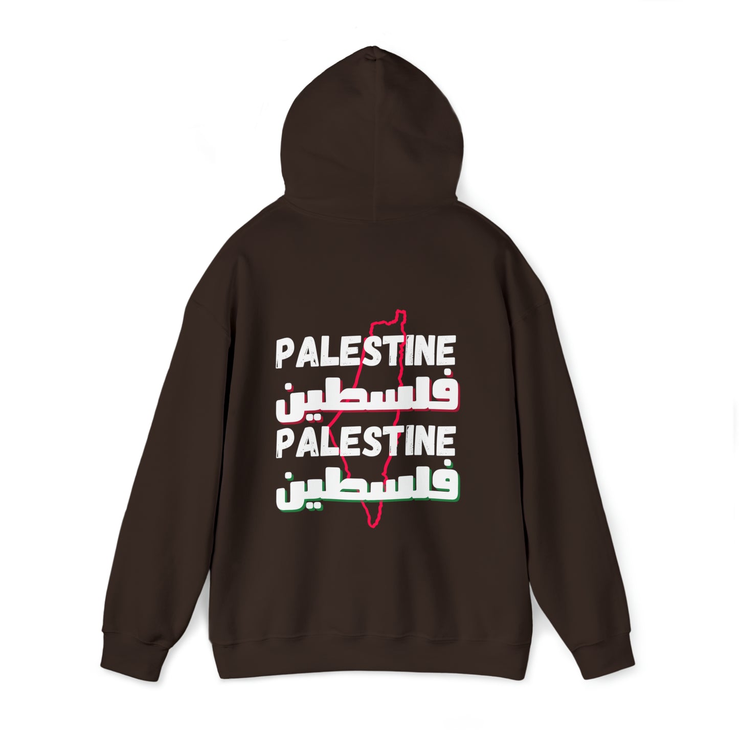 Adult | Front & Back | Palestine Map Hoodie
