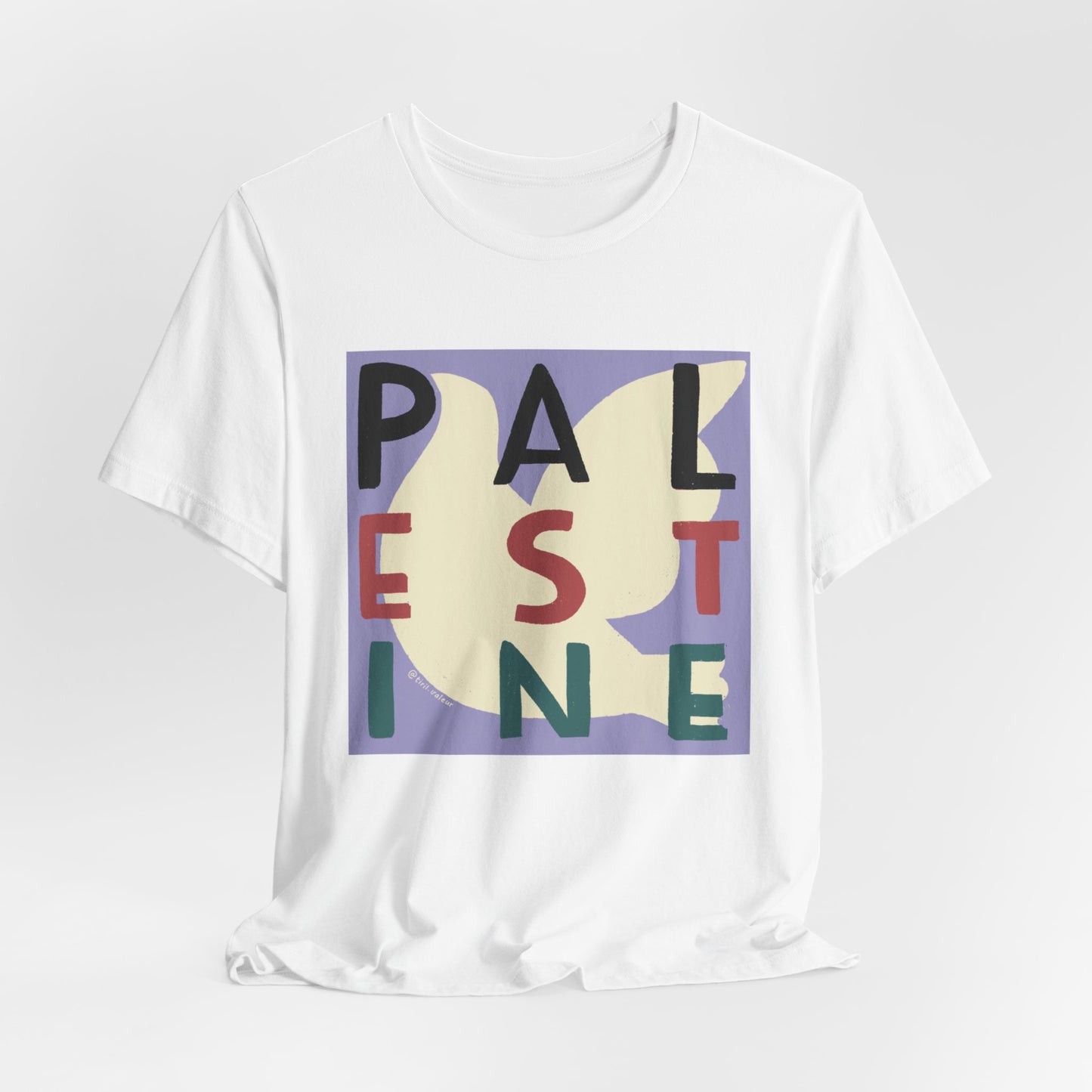 Artist Tiril Valeur For Palestine | 100% Of Profits Donated | Short Sleeve Tee