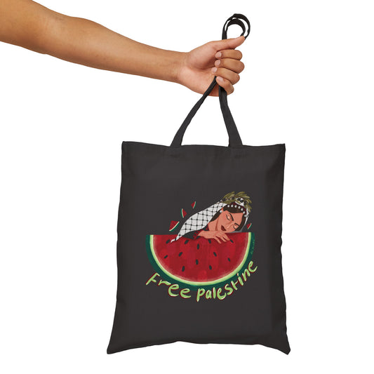 Support Palestinian Artists | Design By Ala | Canvas Tote Bag