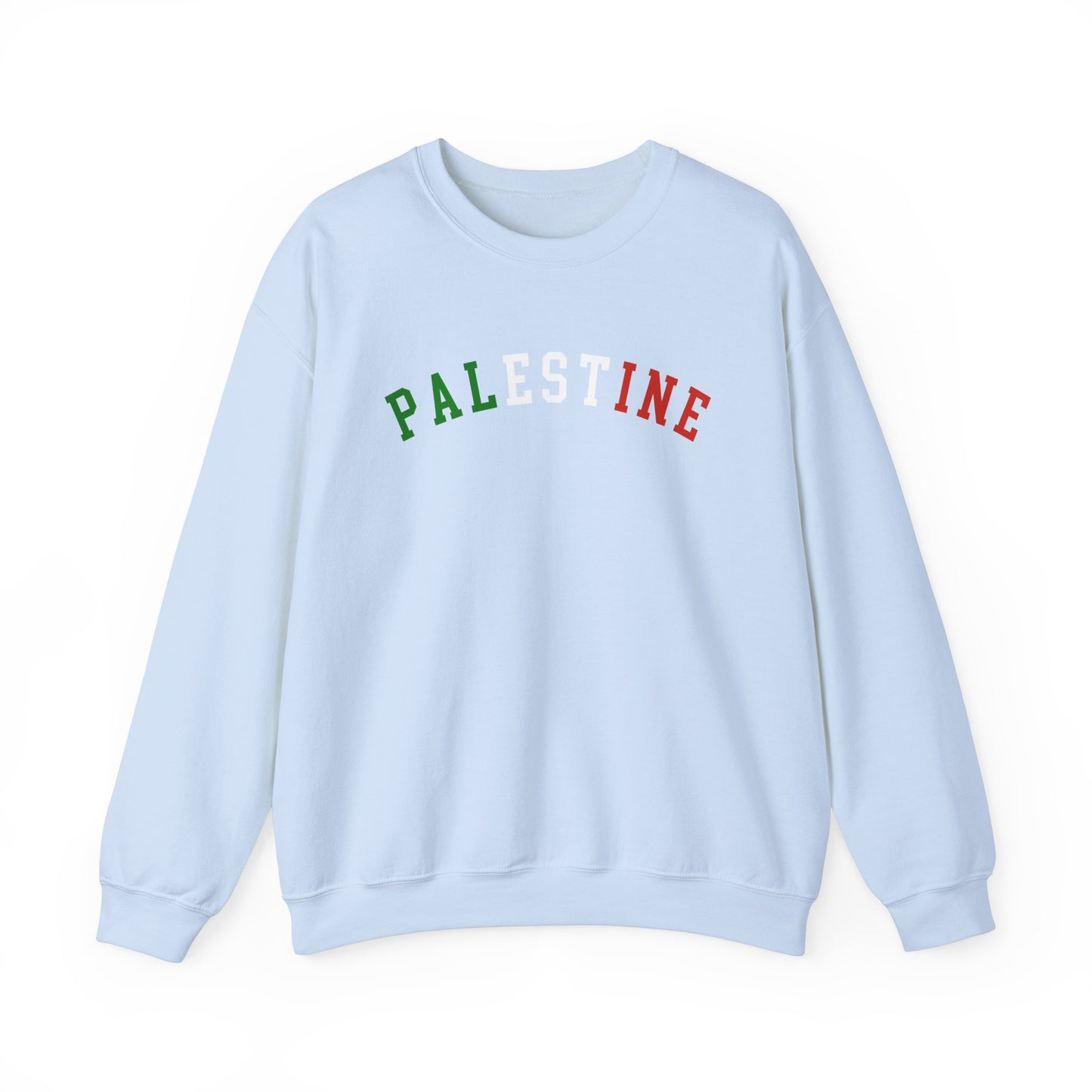 Adult | Palestine | Varsity Letters | Crewneck Sweatshirt