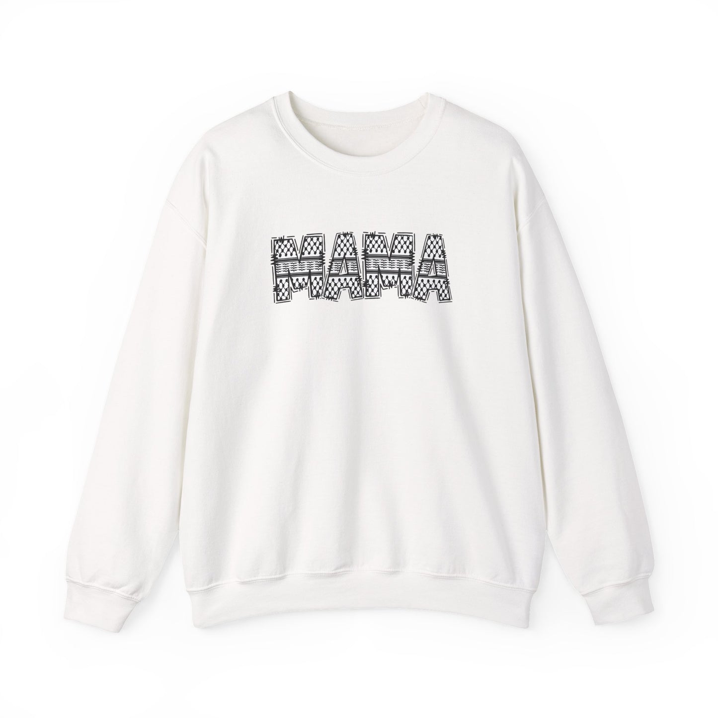 Adult | MAMA in Keffiyeh | Crewneck Sweatshirt