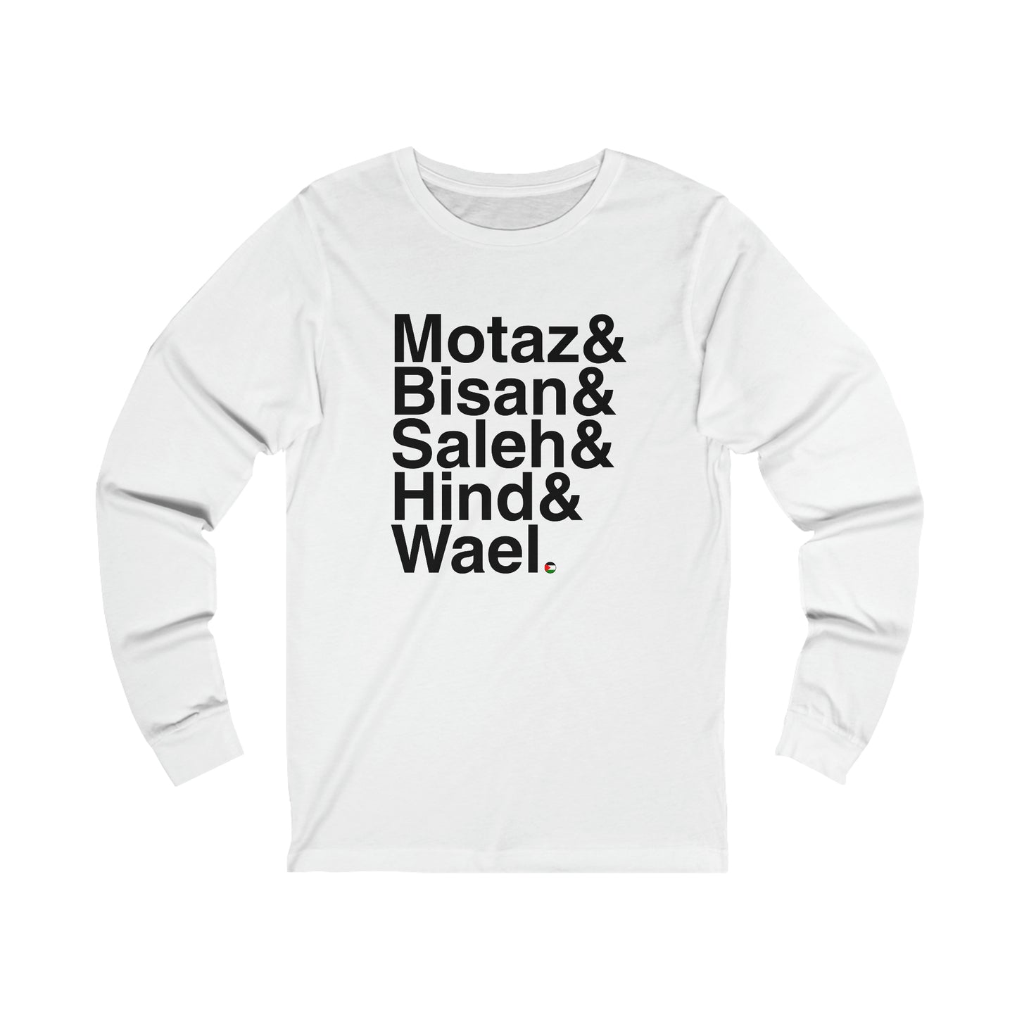 Adult | Palestine Press Heroes Ampersand | Long Sleeve Tee
