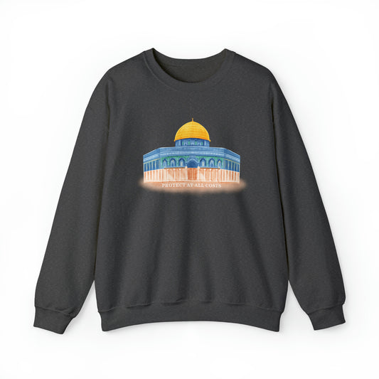 Adult | Dome Of The Rock | Protect At All Costs | Crewneck Sweatshirt