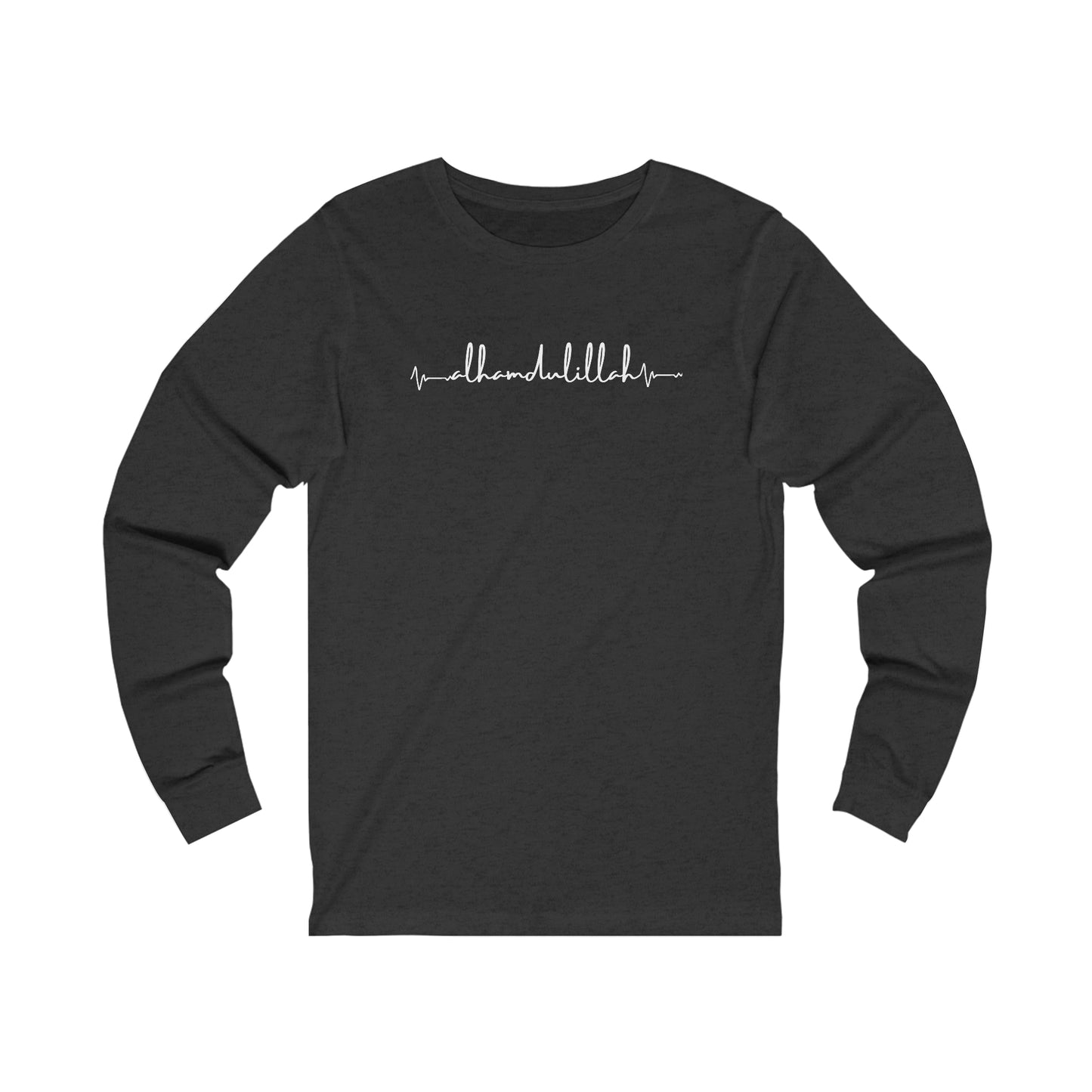Adult | Alhamdulillah Heartbeat Design | Long Sleeve Tee