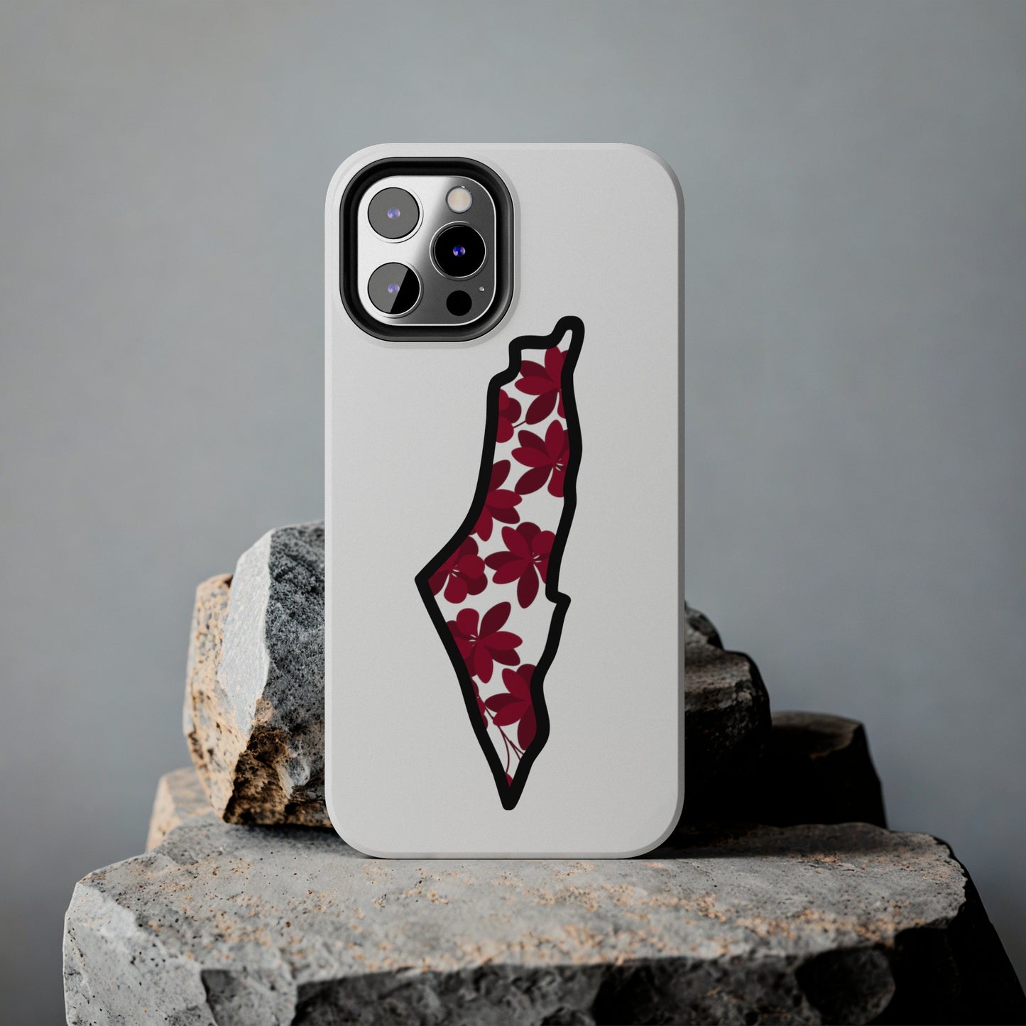 iPhone Case | Floral Palestine Map