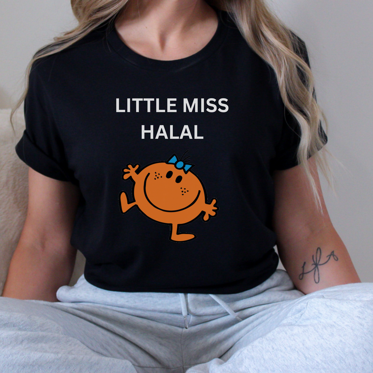 Adult | Little Miss Halal Theme | Short Sleeve Tee