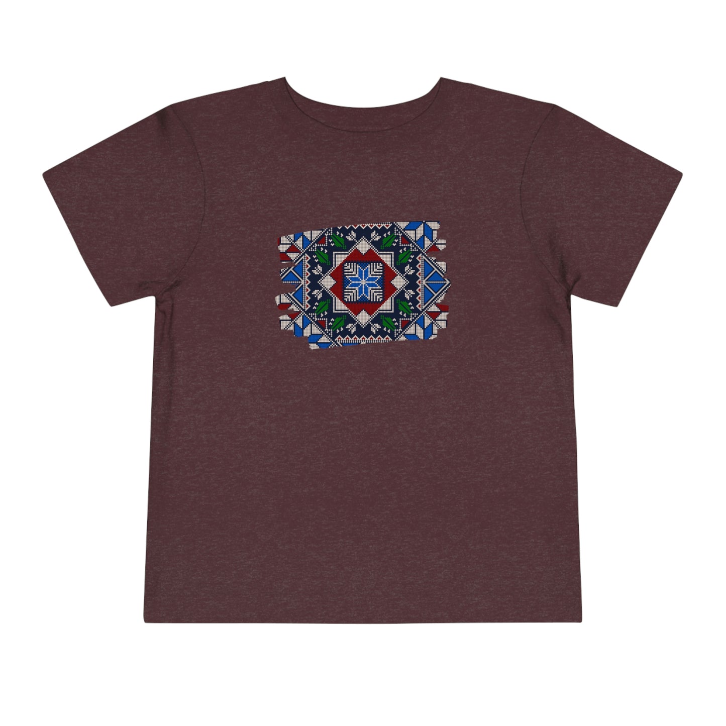 Toddler | Palestinian Tatreez Design | Short Sleeve Tee