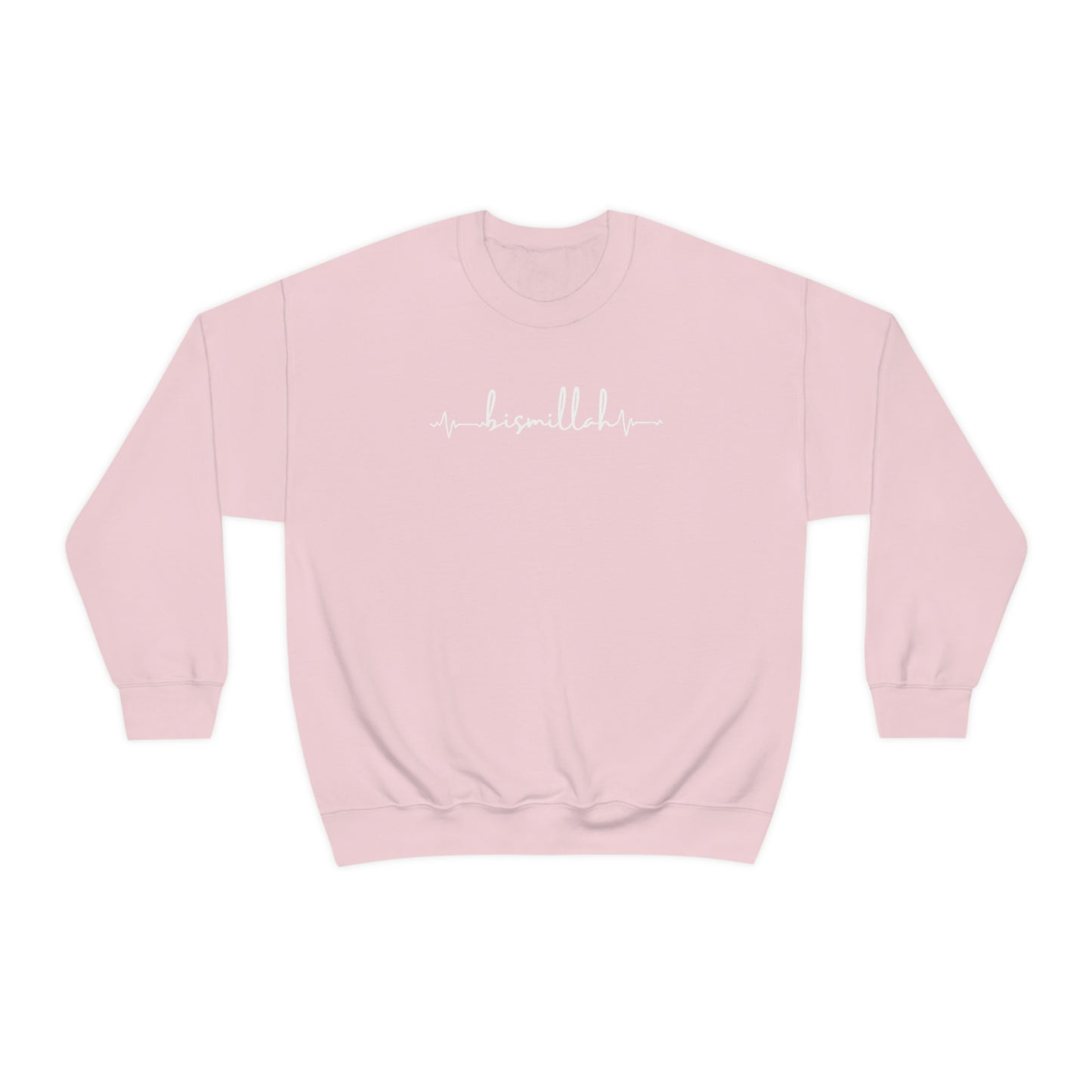 Adult | Bismillah Heartbeat Design | Crewneck Sweatshirt
