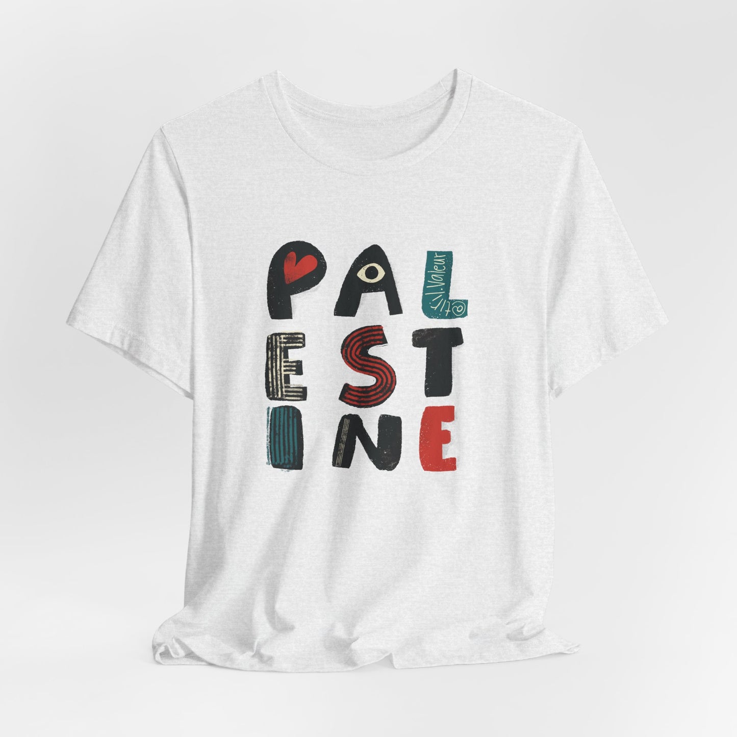 Artist Tiril Valeur For Palestine | 100% Of Profits Donated | Palestine | Short Sleeve Tee