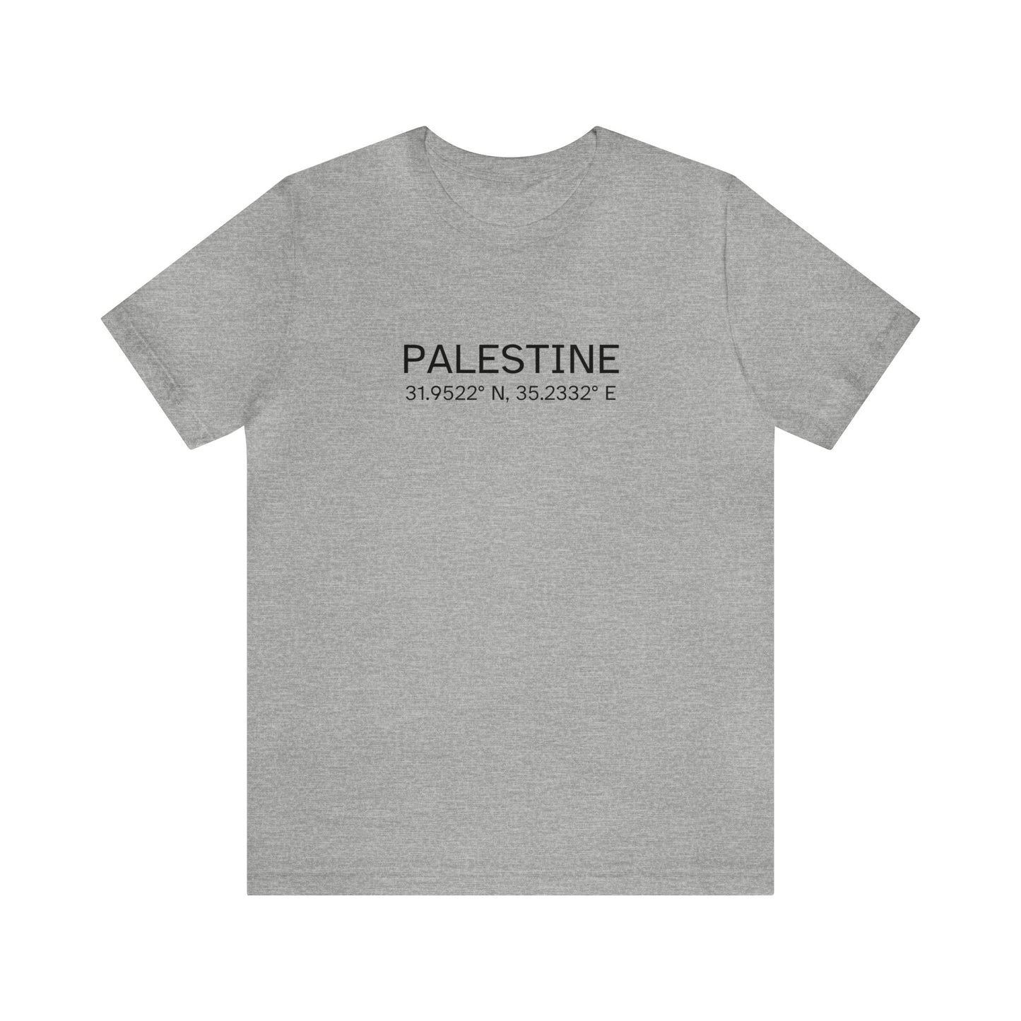 Adult | Palestine Coordinates | Short Sleeve Tee