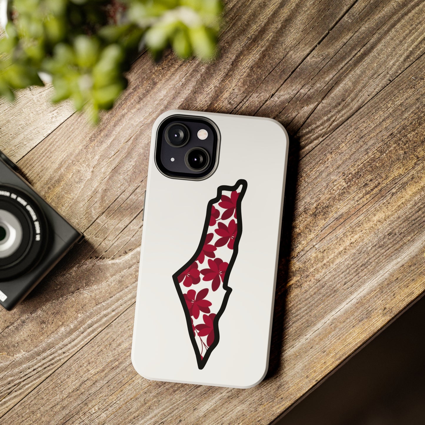 iPhone Case | Floral Palestine Map