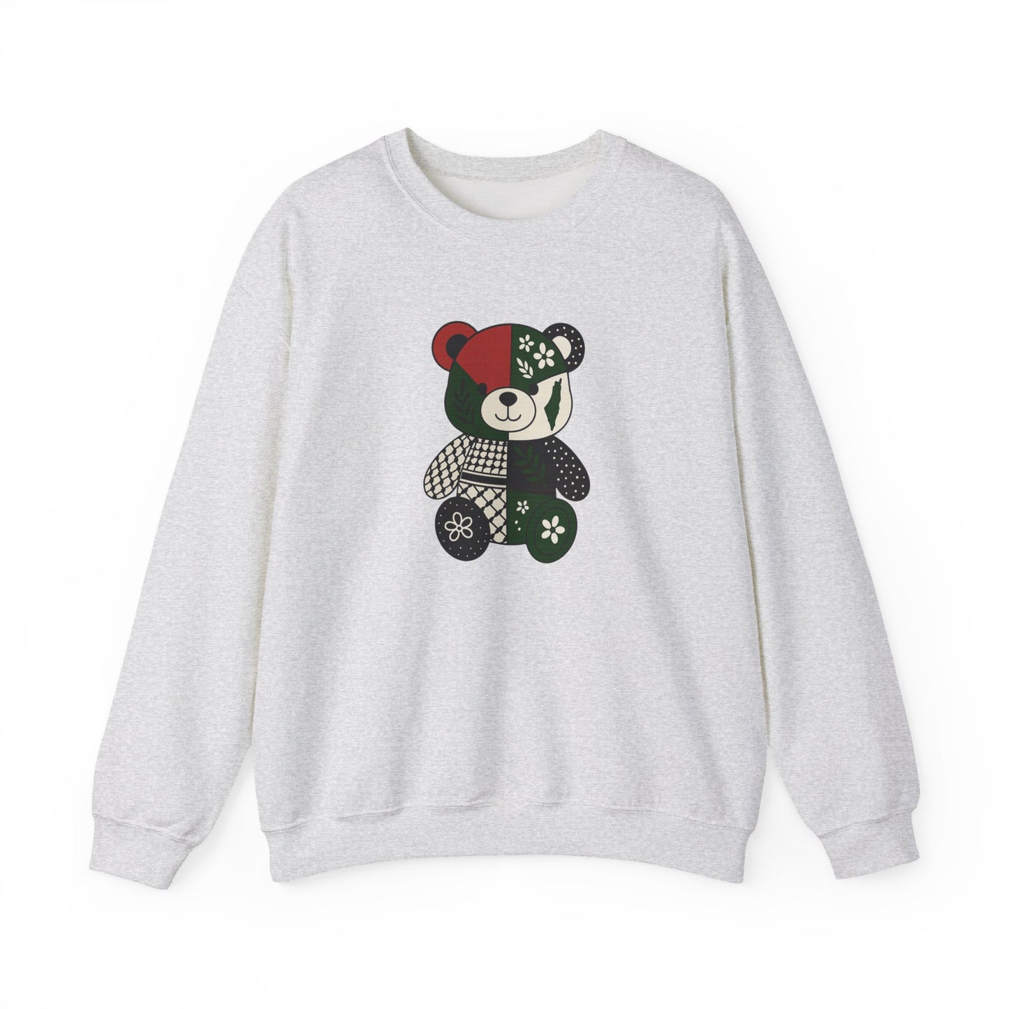 Adult | Palestine Teddy Bear | Crewneck Sweatshirt