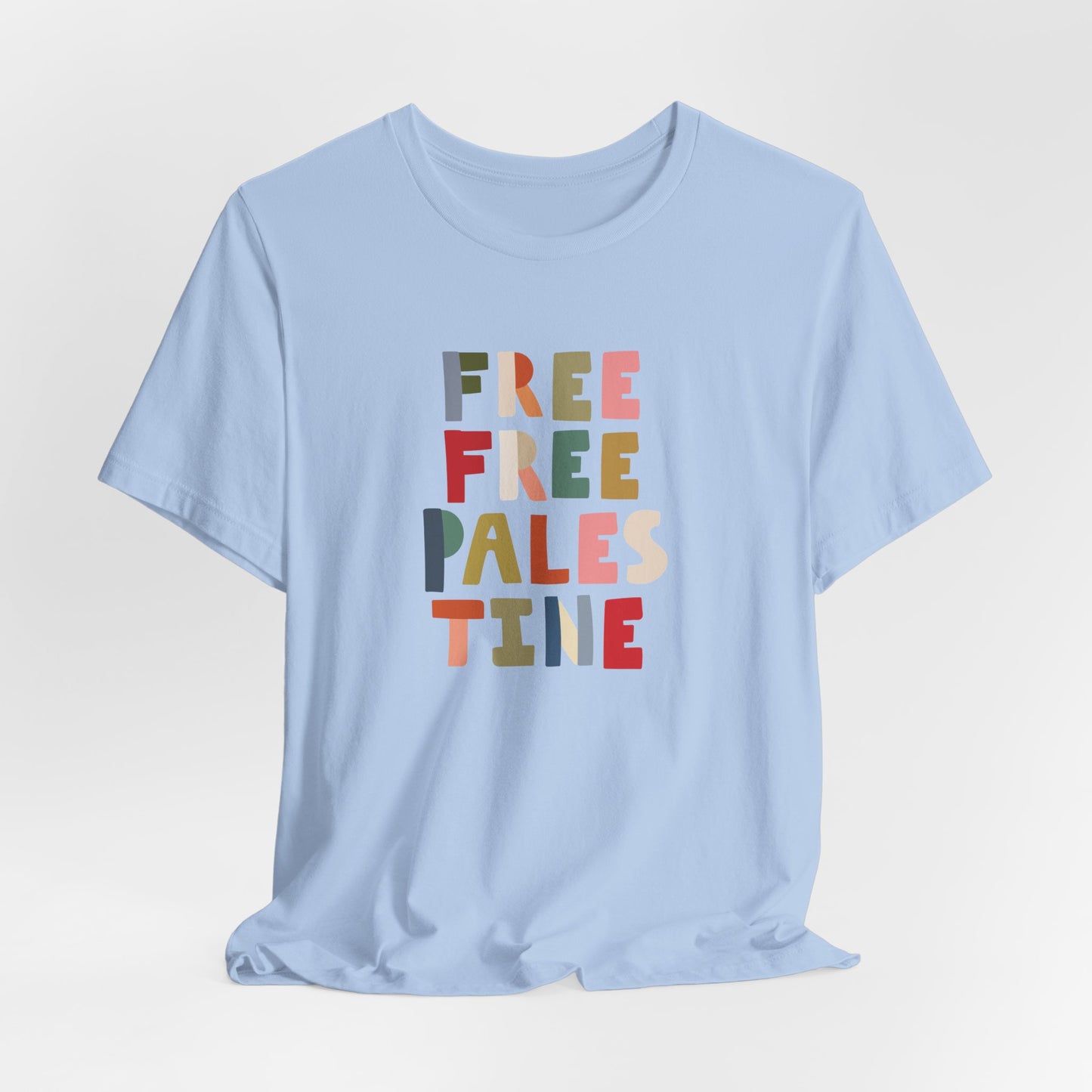 Adult | Free Free Palestine | Short Sleeve Tee