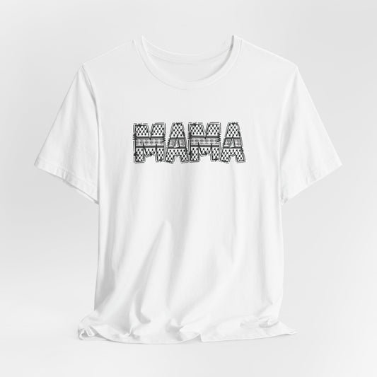 Adult | MAMA in Keffiyeh | Short Sleeve Tee