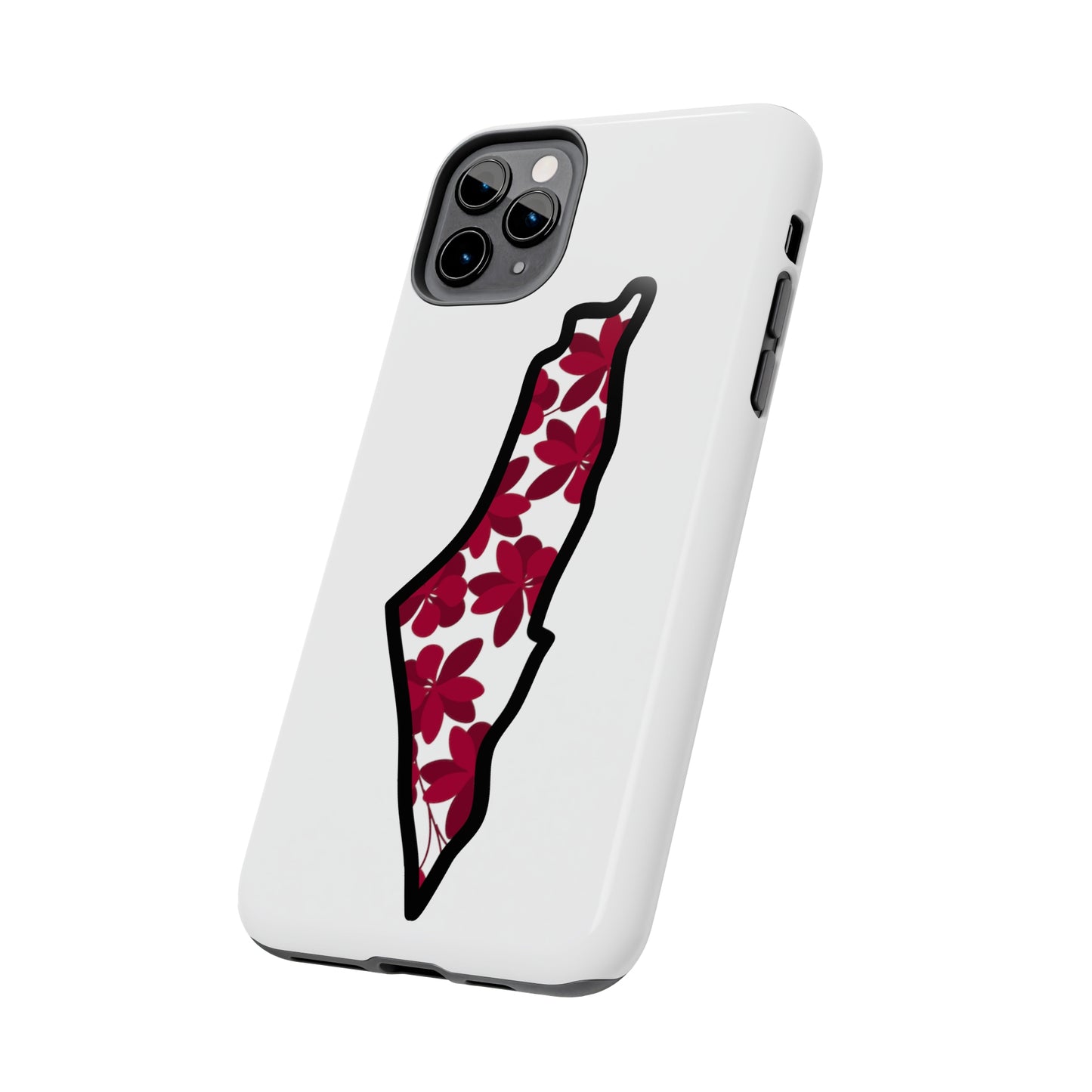 iPhone Case | Floral Palestine Map