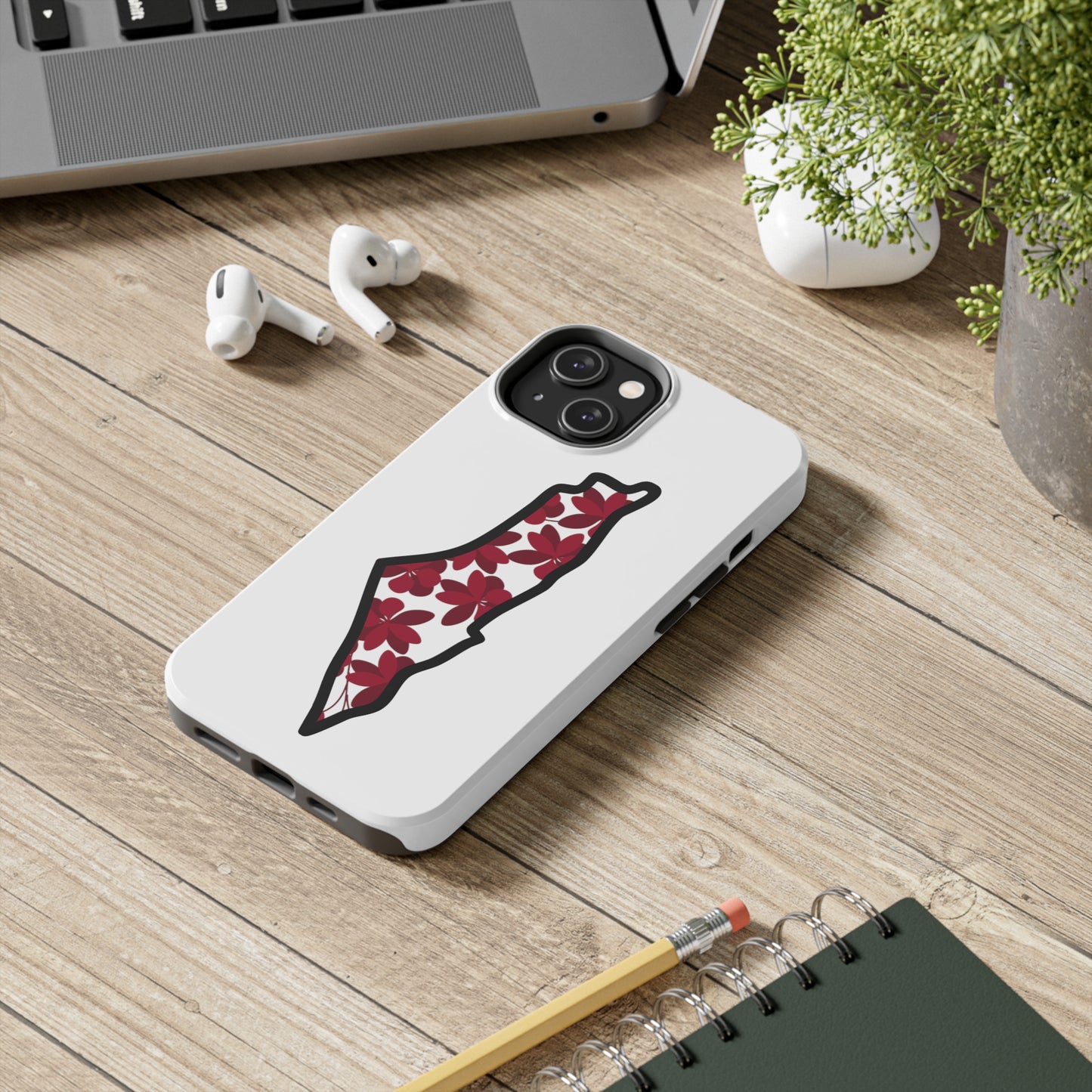 iPhone Case | Floral Palestine Map