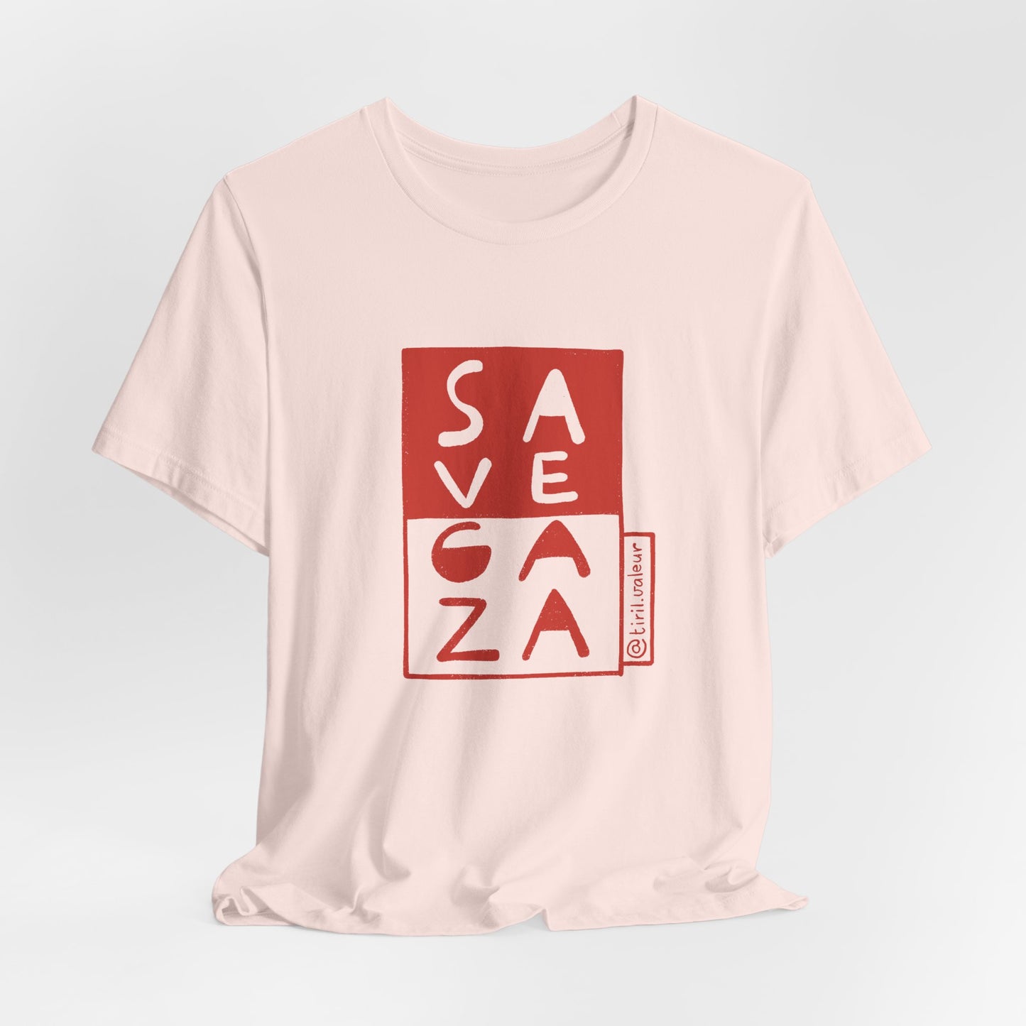 Artist Tiril Valeur For Palestine | 100% Of Profits Donated | Save Gaza | Short Sleeve Tee