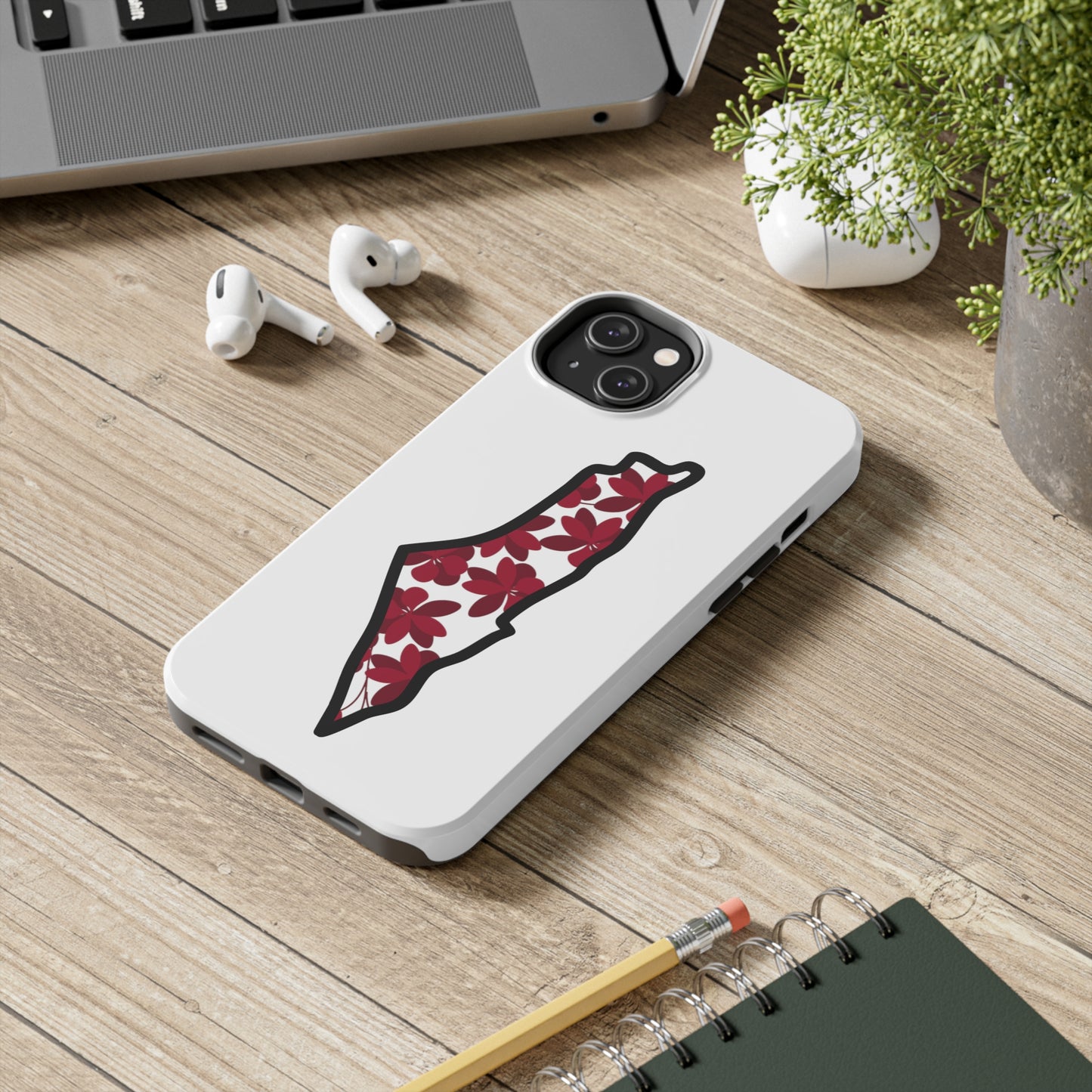 iPhone Case | Floral Palestine Map