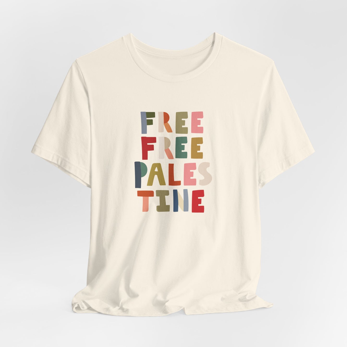 Adult | Free Free Palestine | Short Sleeve Tee