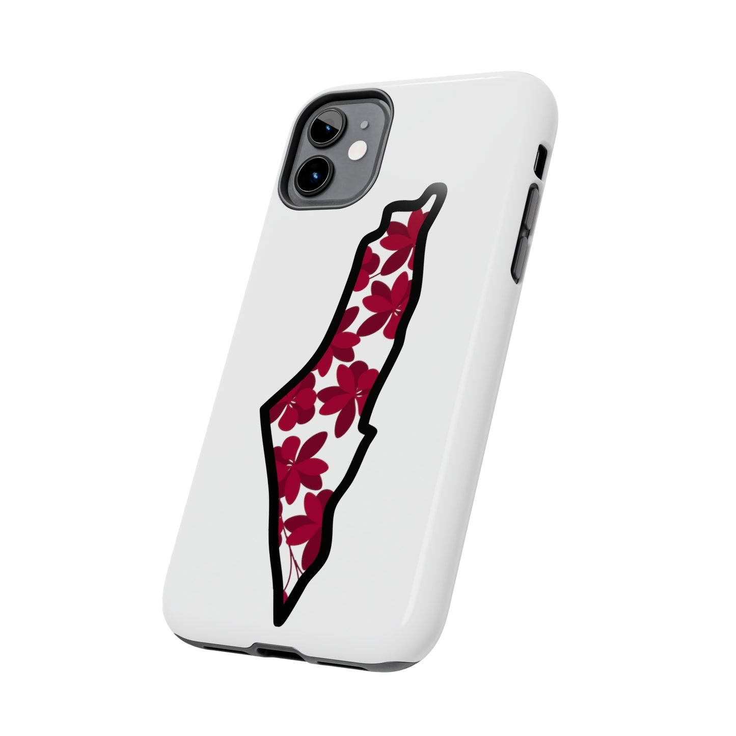 iPhone Case | Floral Palestine Map