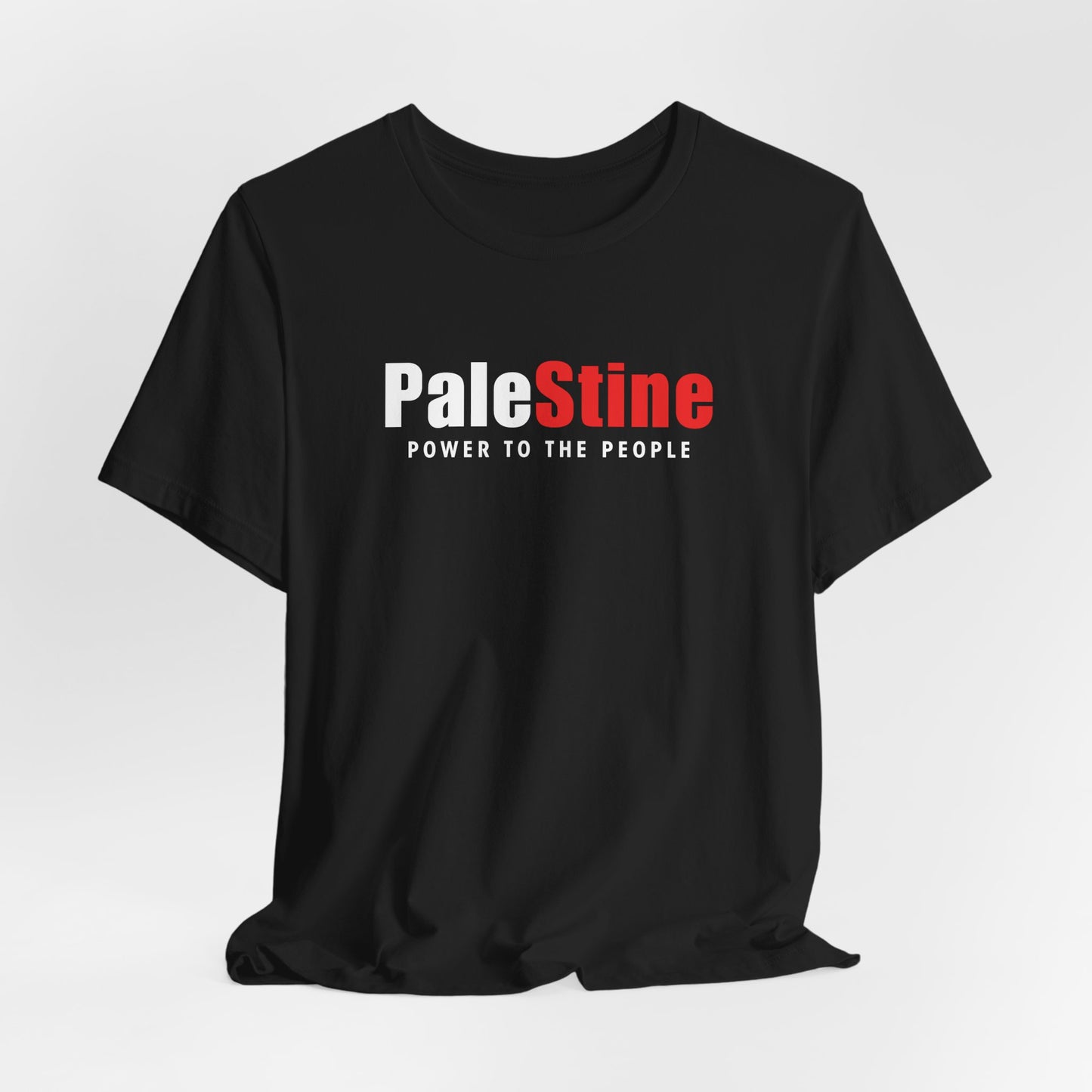Adult | PaleStine | Power To The People |  Short Sleeve Tee