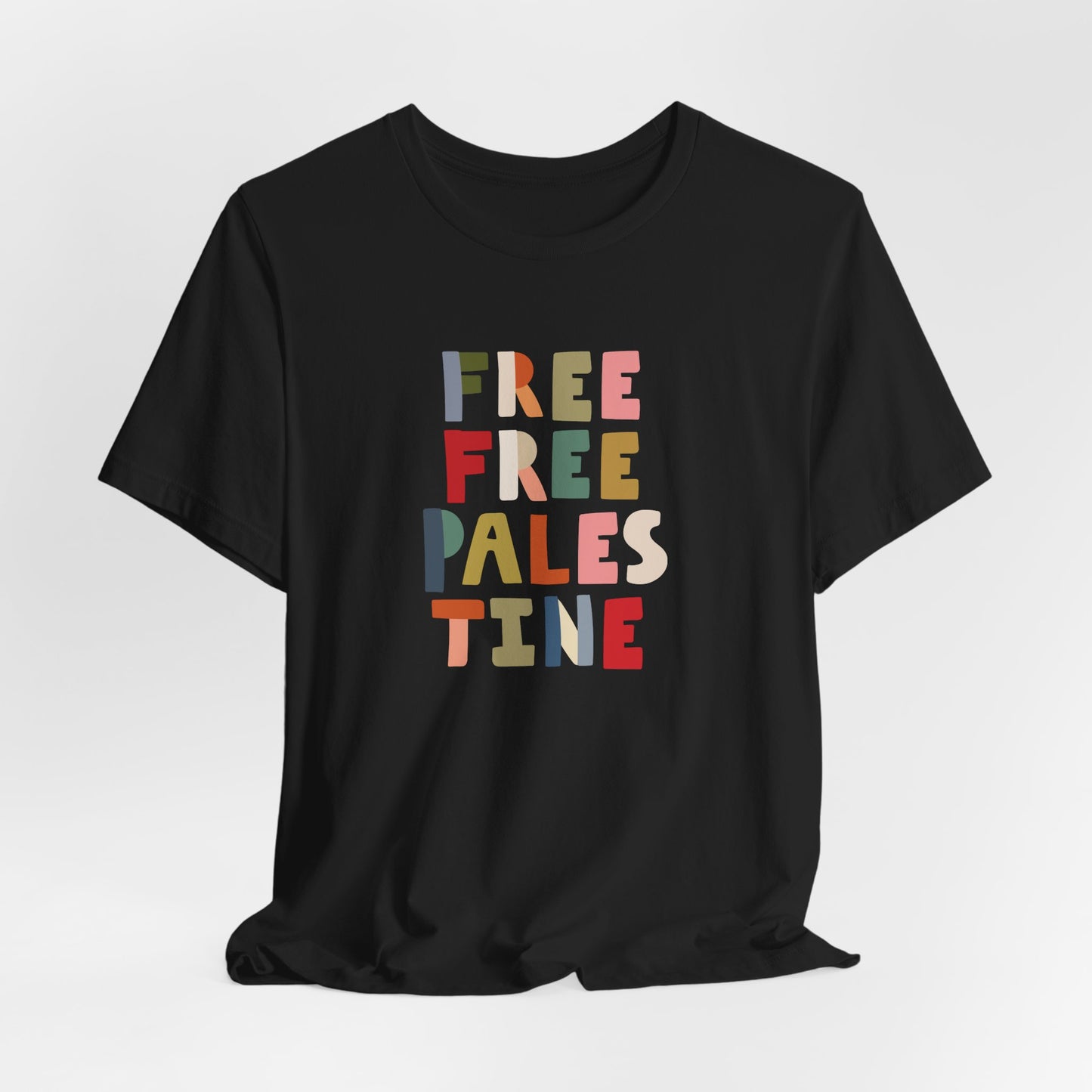 Adult | Free Free Palestine | Short Sleeve Tee