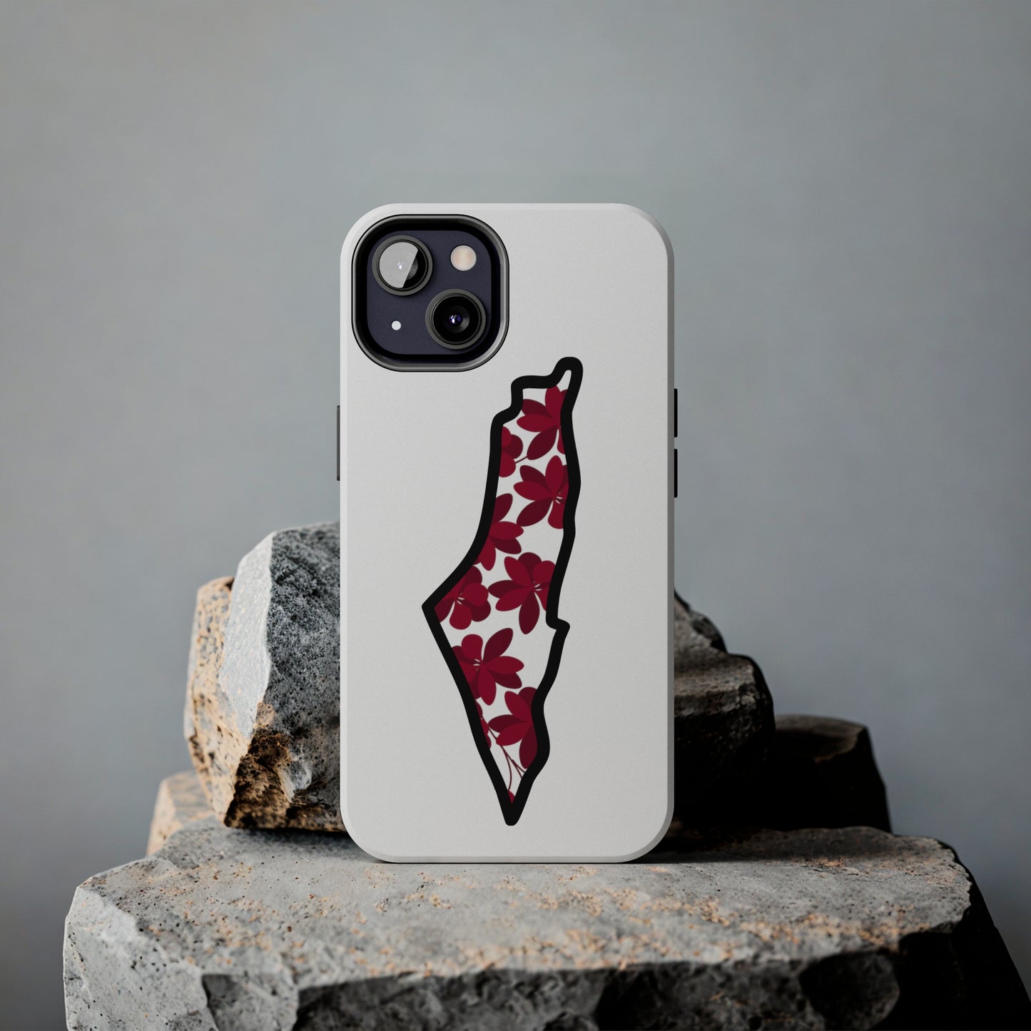 iPhone Case | Floral Palestine Map