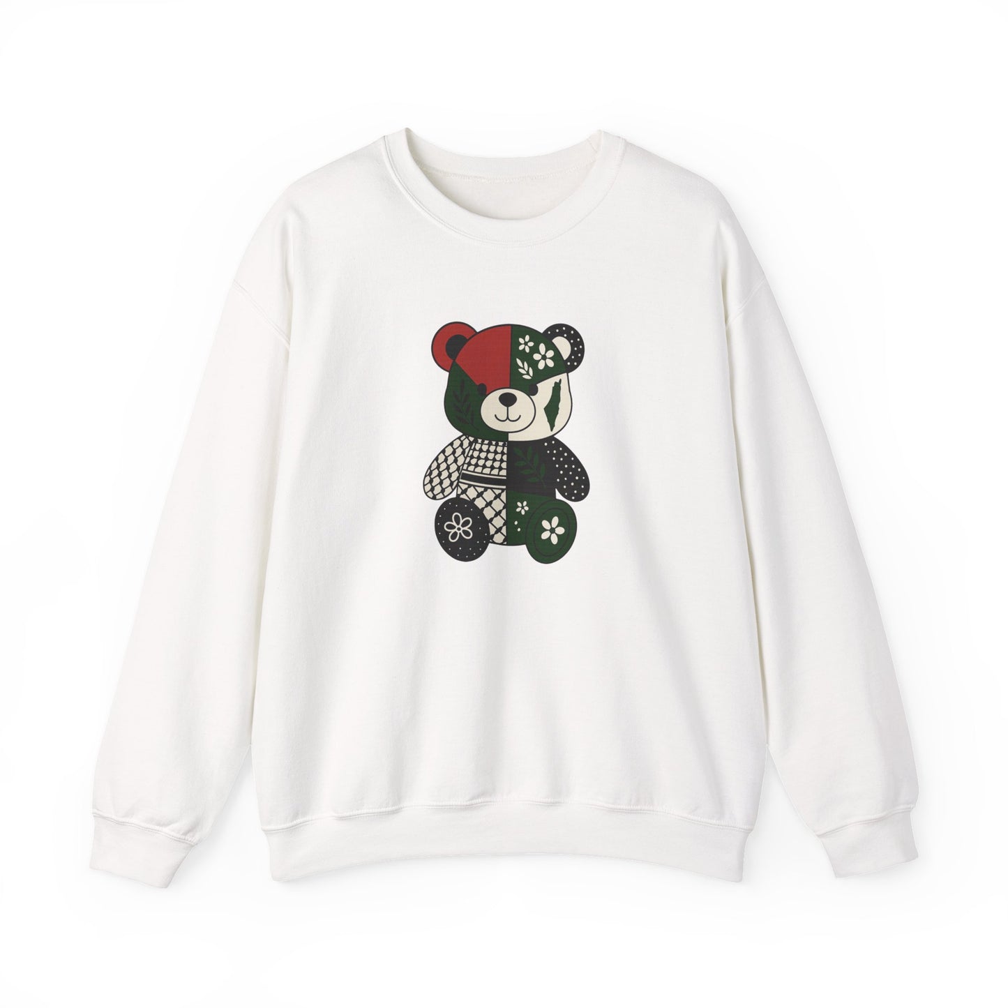 Adult | Palestine Teddy Bear | Crewneck Sweatshirt