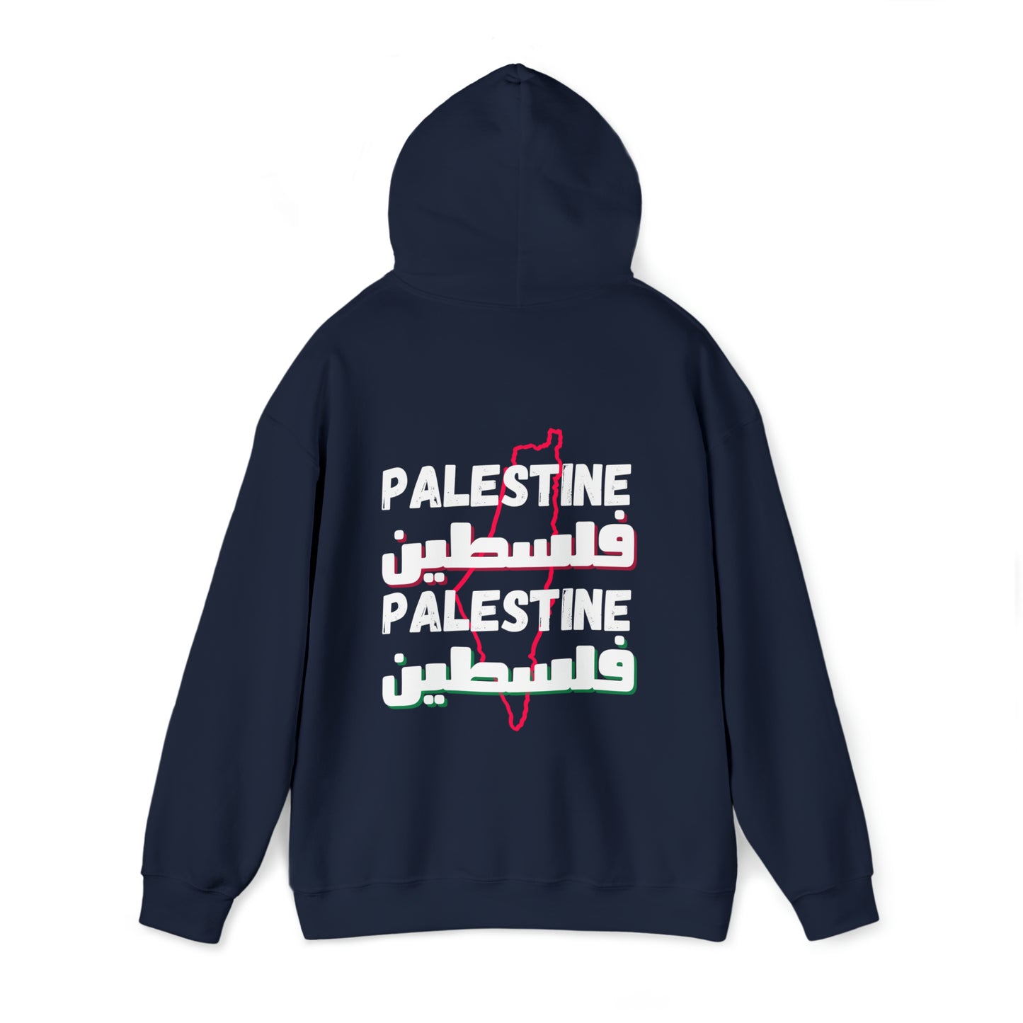 Adult | Front & Back | Palestine Map Hoodie