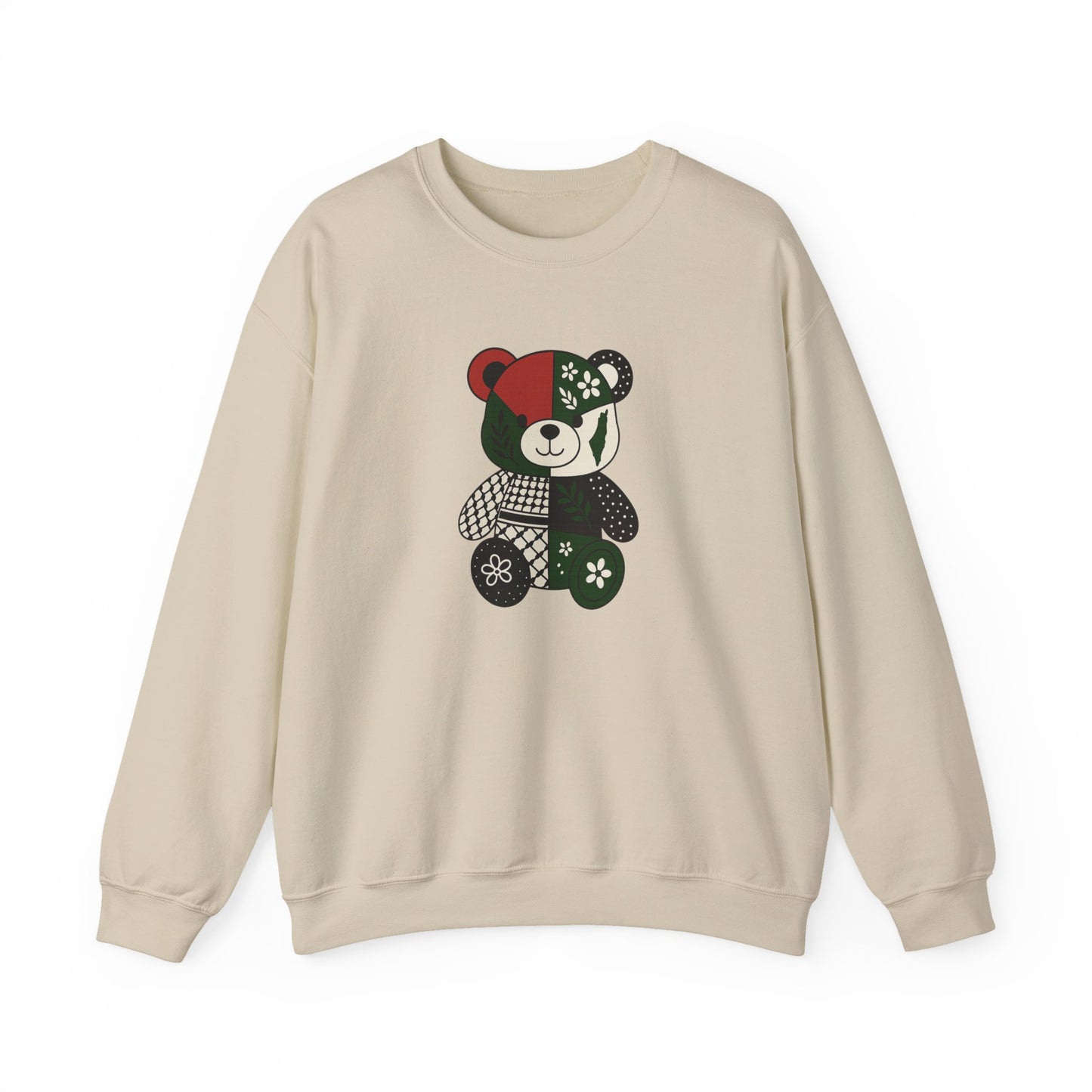 Adult | Palestine Teddy Bear | Crewneck Sweatshirt