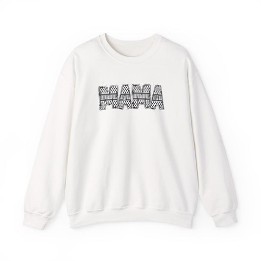 Adult | MAMA in Keffiyeh | Crewneck Sweatshirt