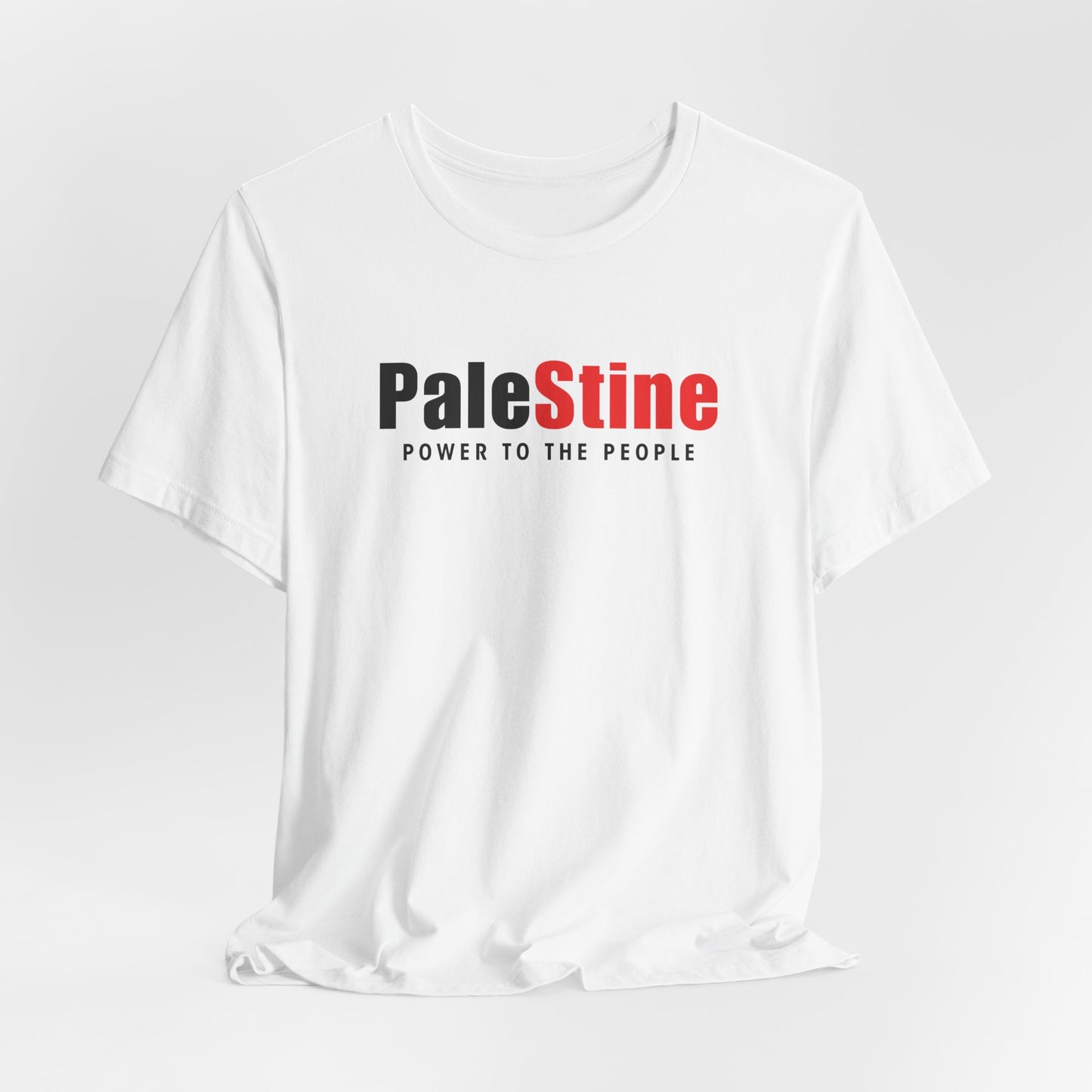 Adult | PaleStine | Power To The People |  Short Sleeve Tee