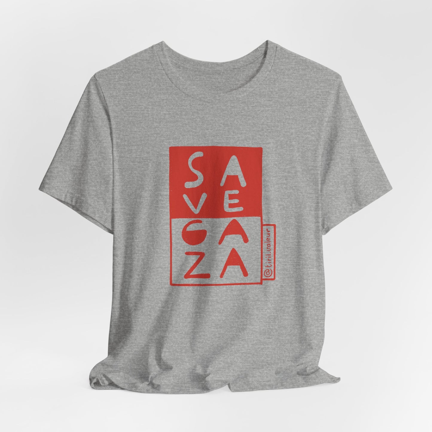 Artist Tiril Valeur For Palestine | 100% Of Profits Donated | Save Gaza | Short Sleeve Tee