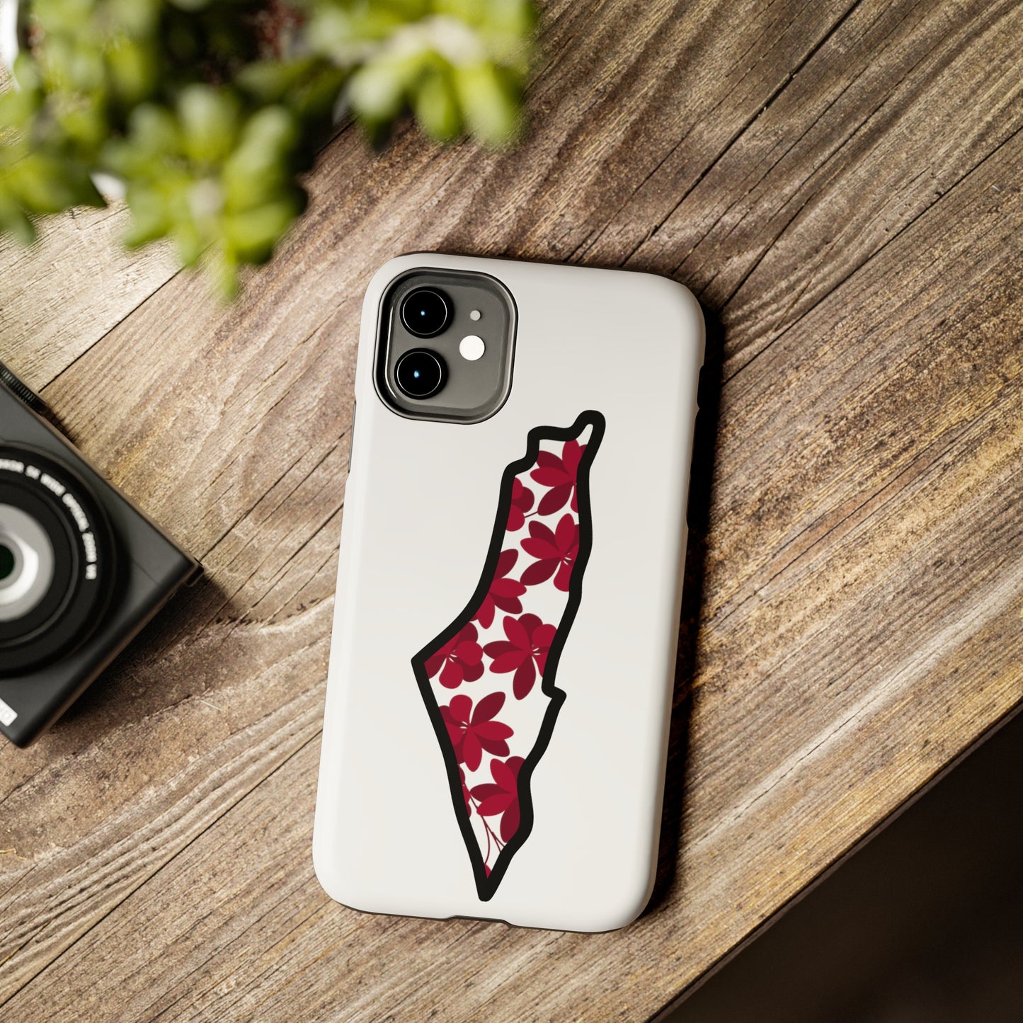iPhone Case | Floral Palestine Map