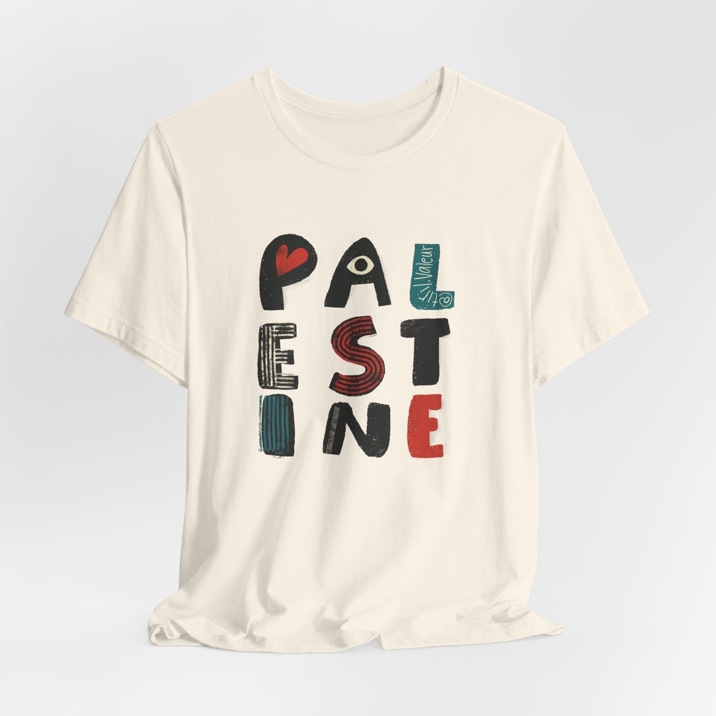 Artist Tiril Valeur For Palestine | 100% Of Profits Donated | Palestine | Short Sleeve Tee