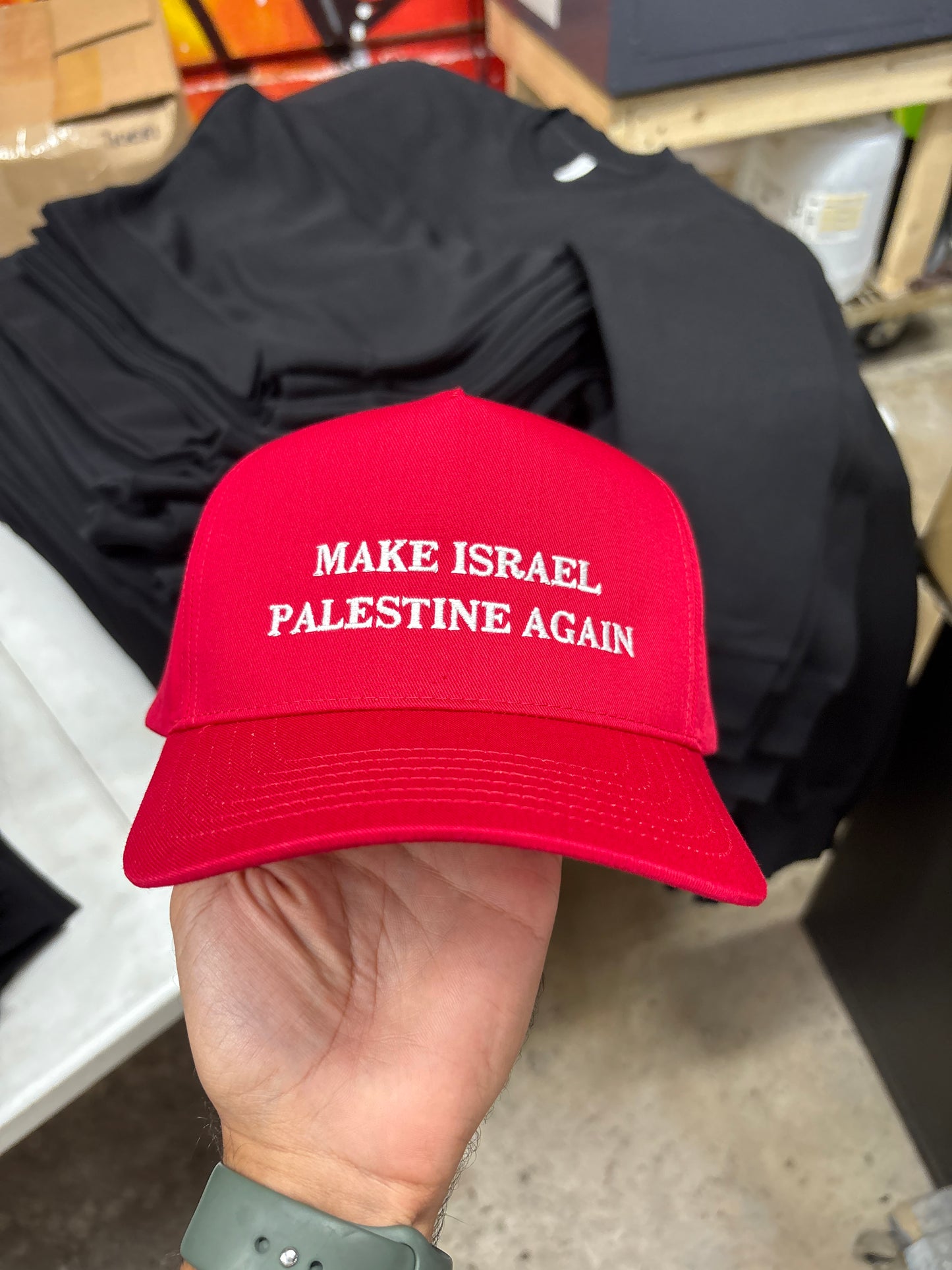 Make Israel Palestine Again | Embroidered Twill Dad Cap