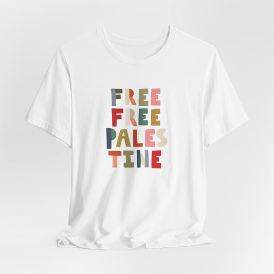 Adult | Free Free Palestine | Short Sleeve Tee