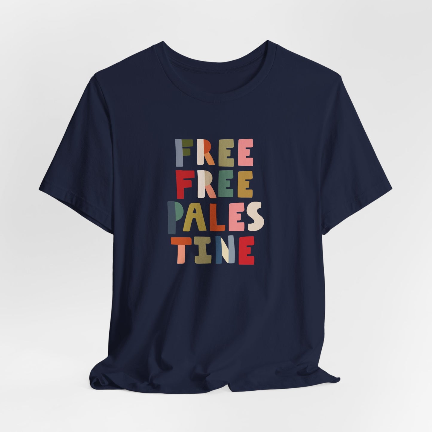 Adult | Free Free Palestine | Short Sleeve Tee