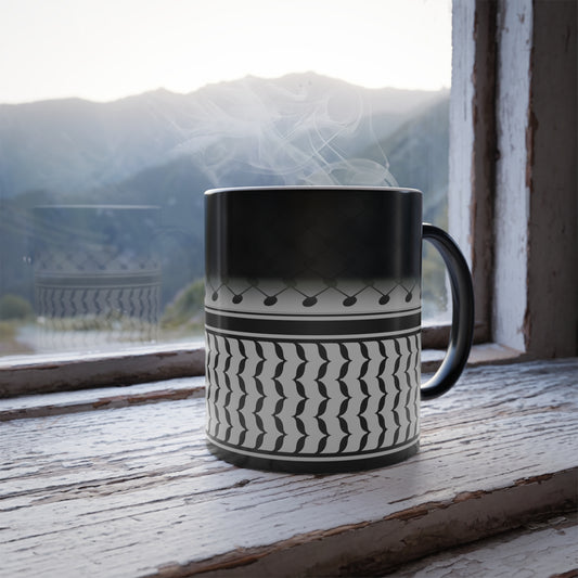 Palestine Keffiyeh | Color Changing Mug in 11oz