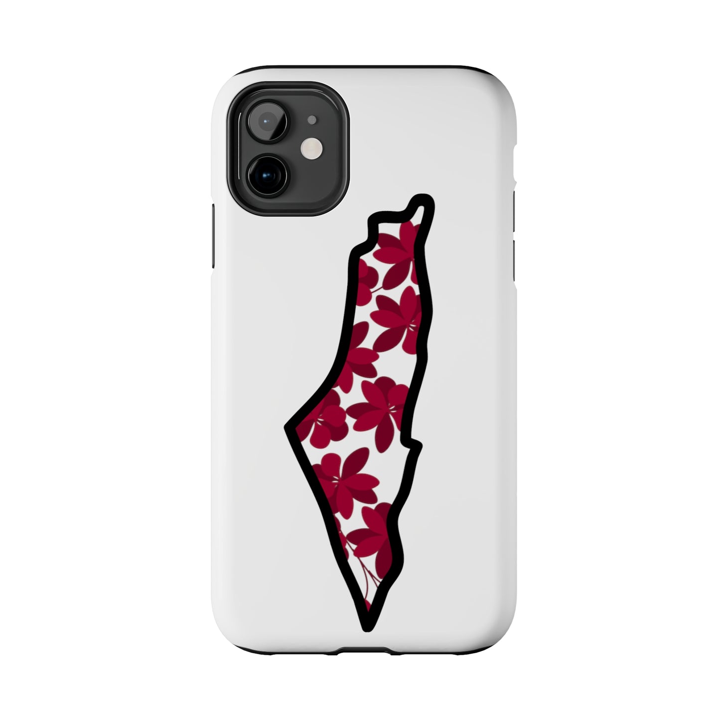 iPhone Case | Floral Palestine Map