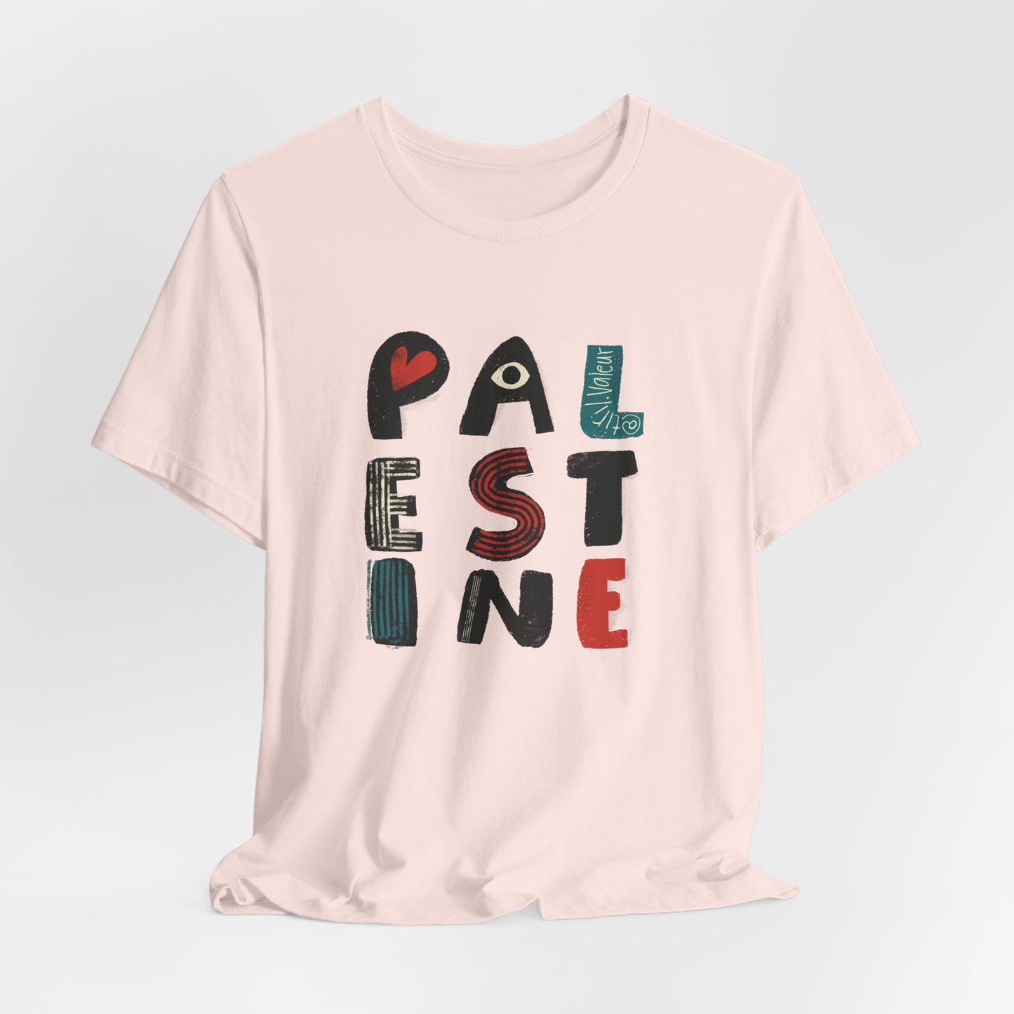 Artist Tiril Valeur For Palestine | 100% Of Profits Donated | Palestine | Short Sleeve Tee