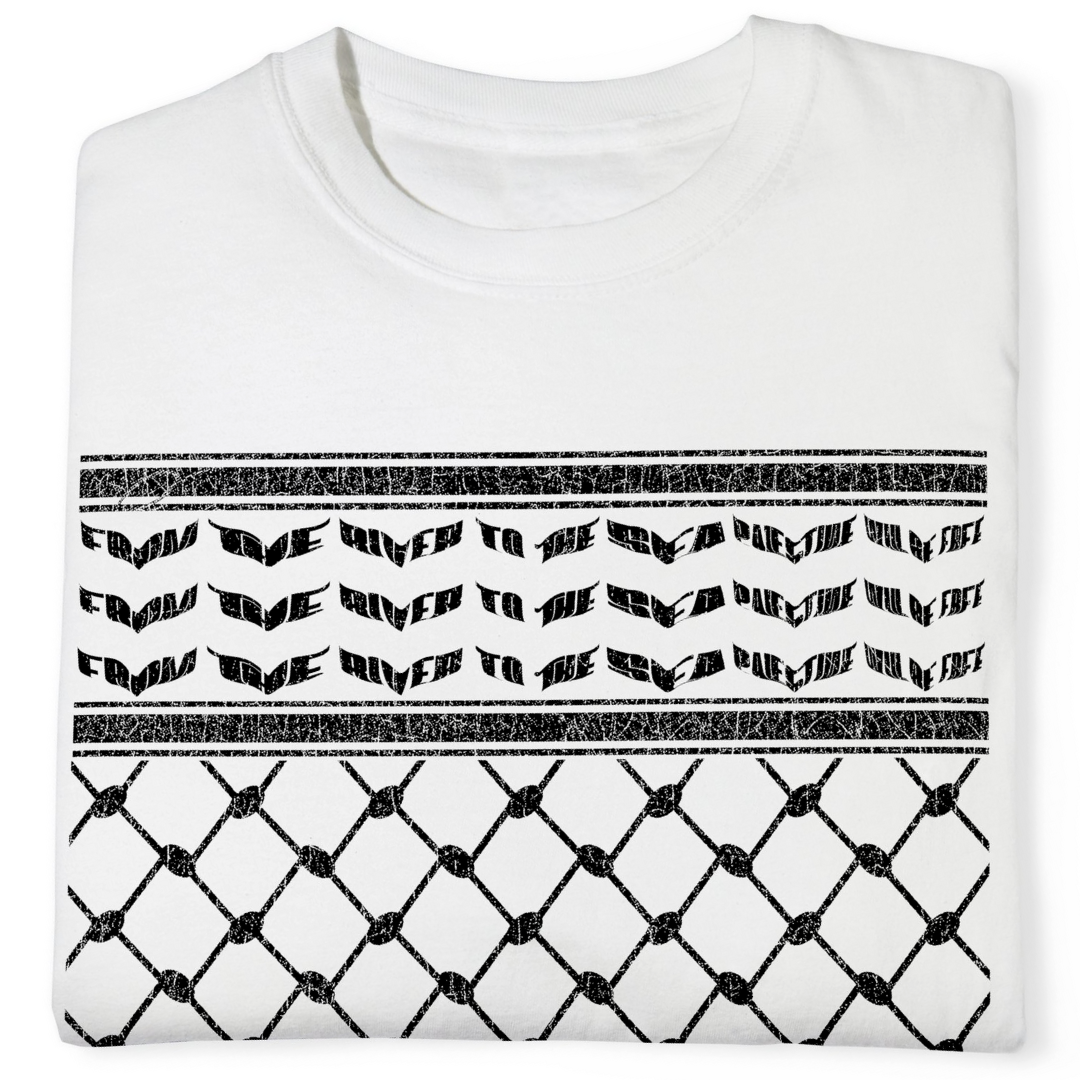 Adult | From The River To The Sea | Keffiyeh Design | Short Sleeve Tee
