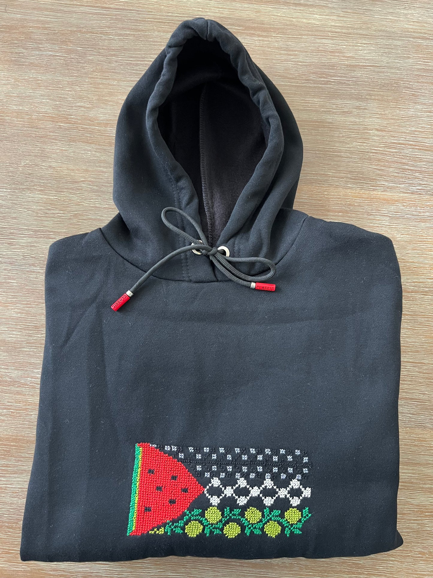 MADE IN PALESTINE | Hand-Embroidered Hoodies & Sweatshirts | DarAbeer