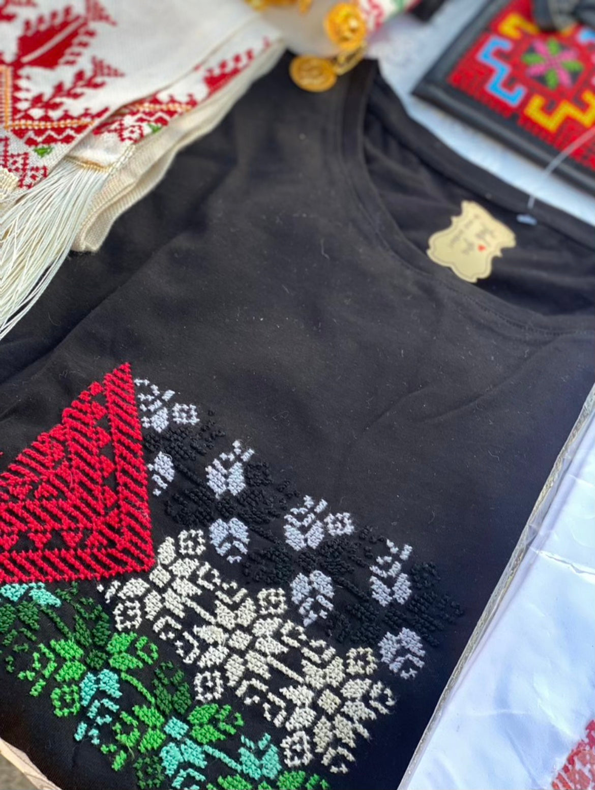 MADE IN PALESTINE | Hand-Embroidered Hoodies & Sweatshirts | DarAbeer